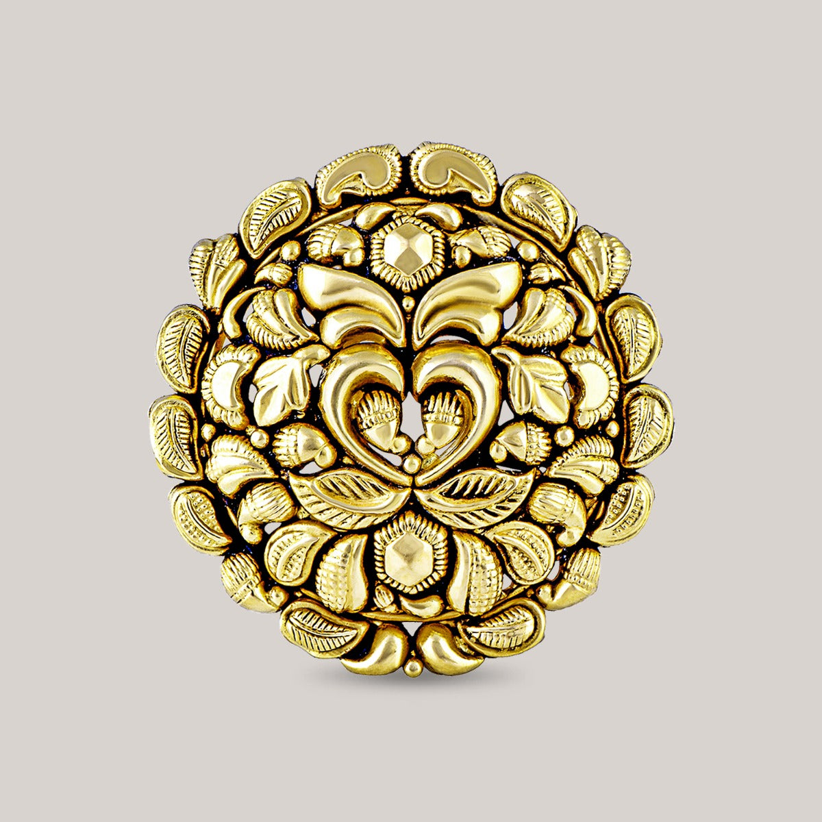 Feather Touch Gold Ring