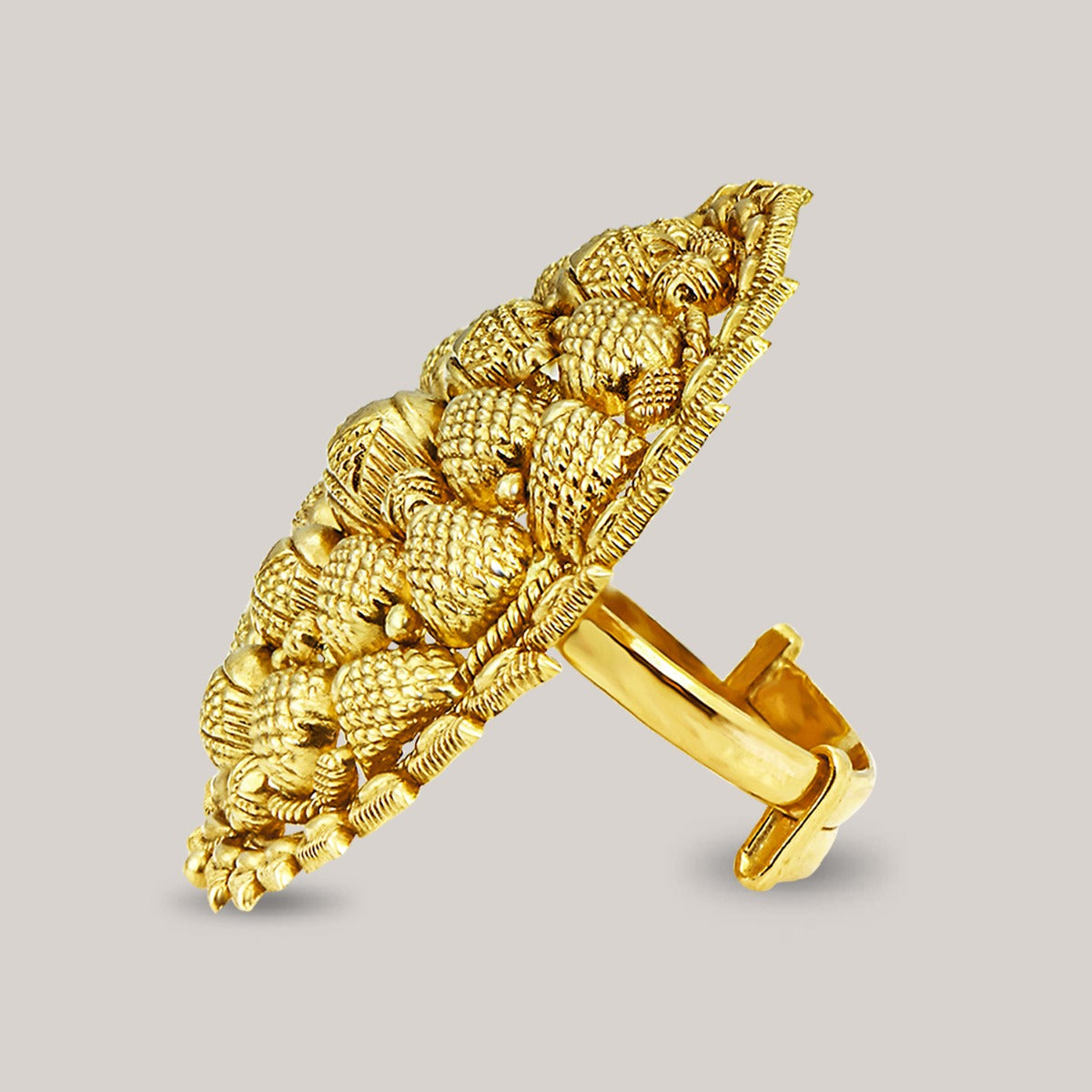 Sea Weed Gold Ring