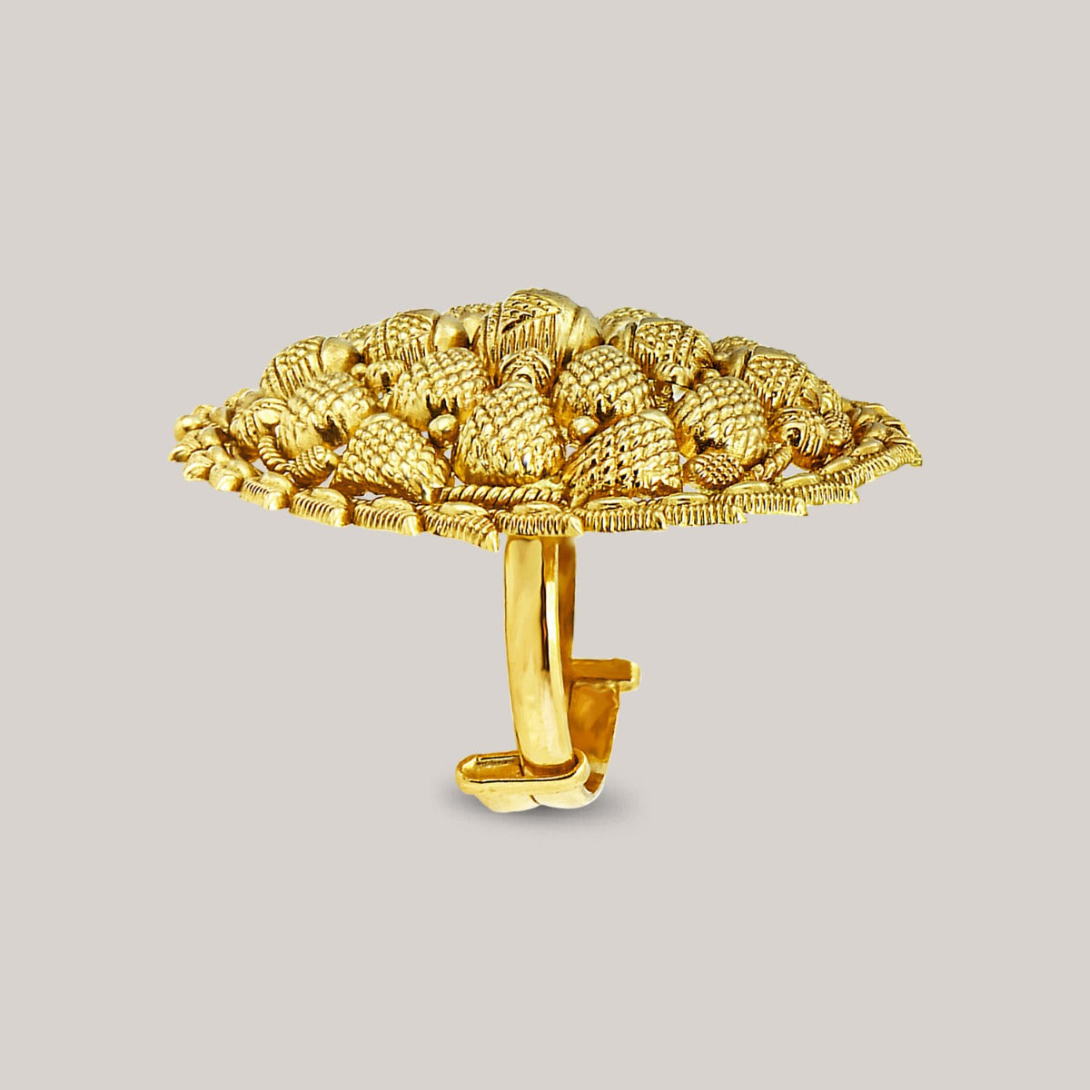 Sea Weed Gold Ring