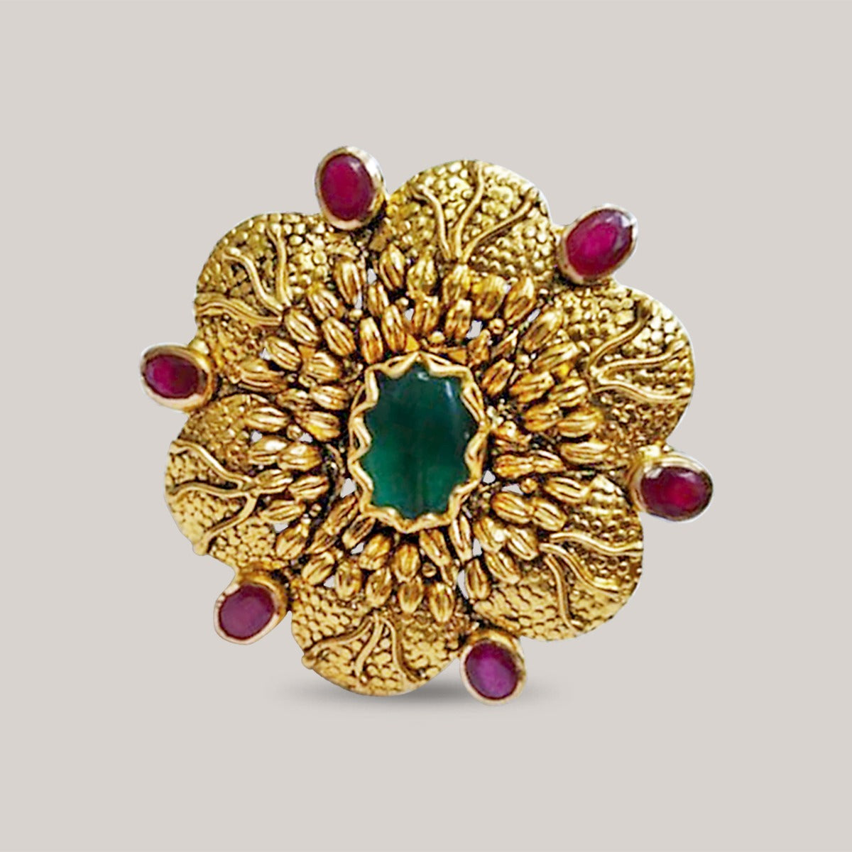 Suryamukhi Gold Ring