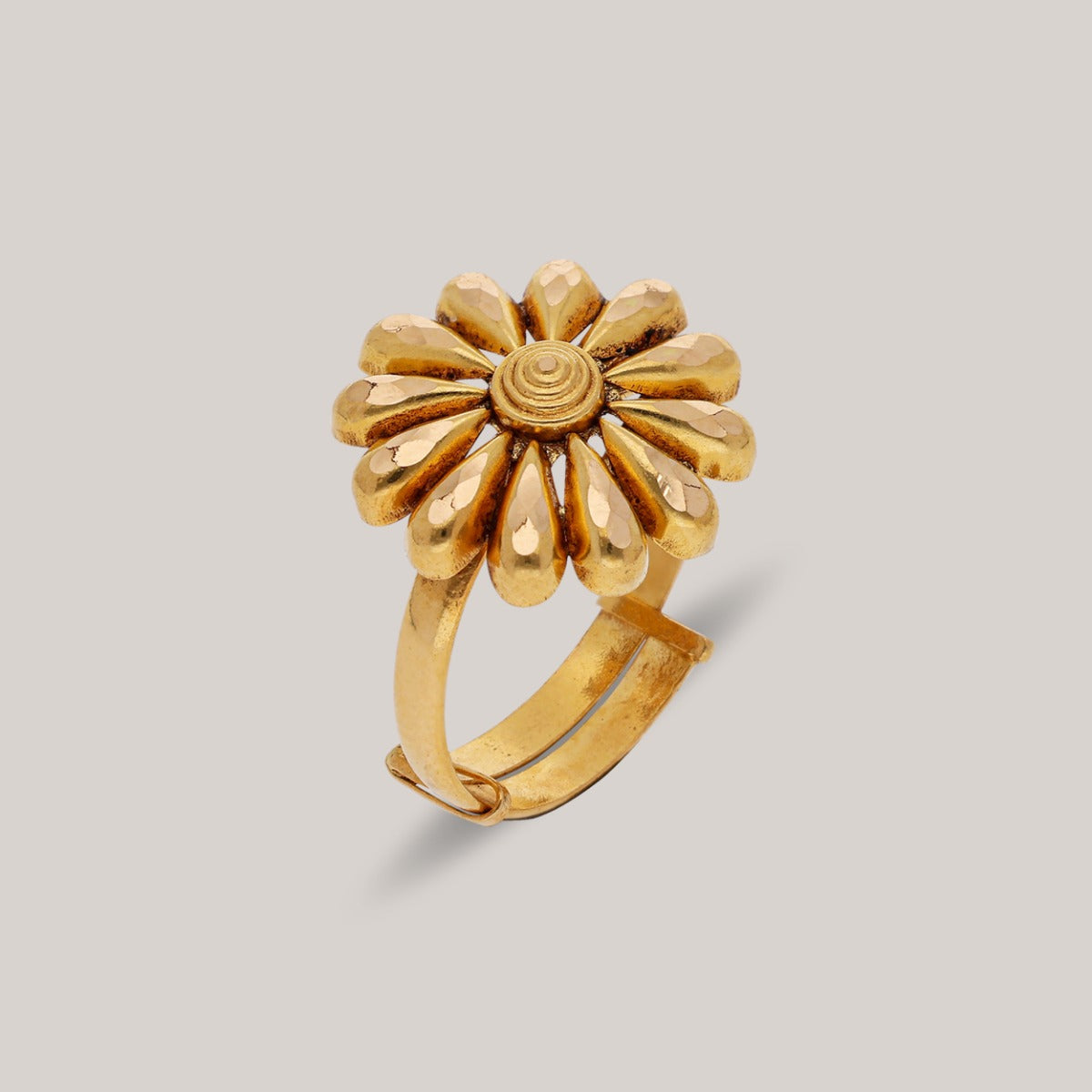 Golden Bloom Gold Ring