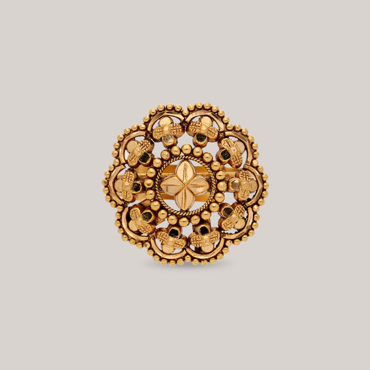 Ethereal Bloom Gold Ring