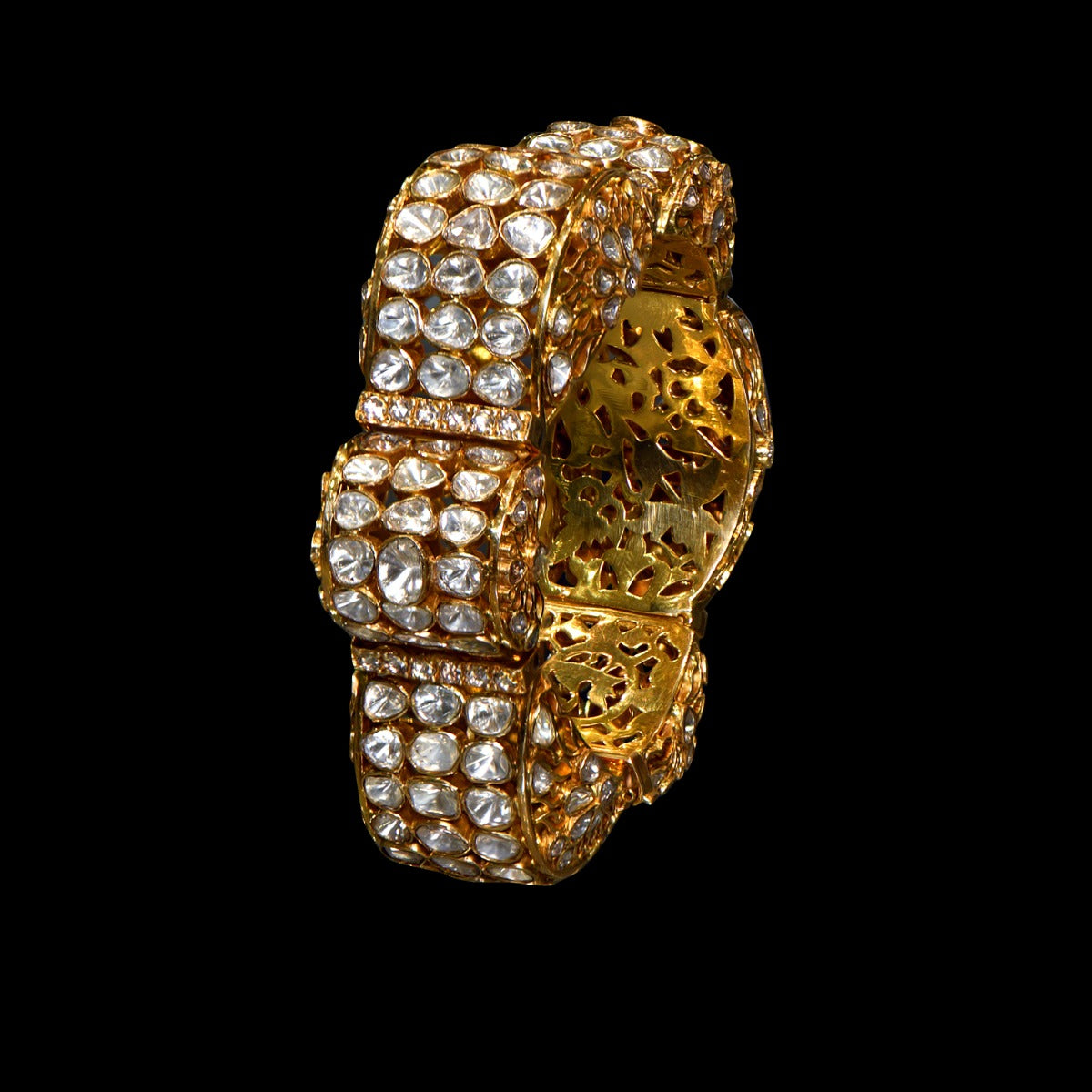 Curvaceous Bumpy Polki Bangle