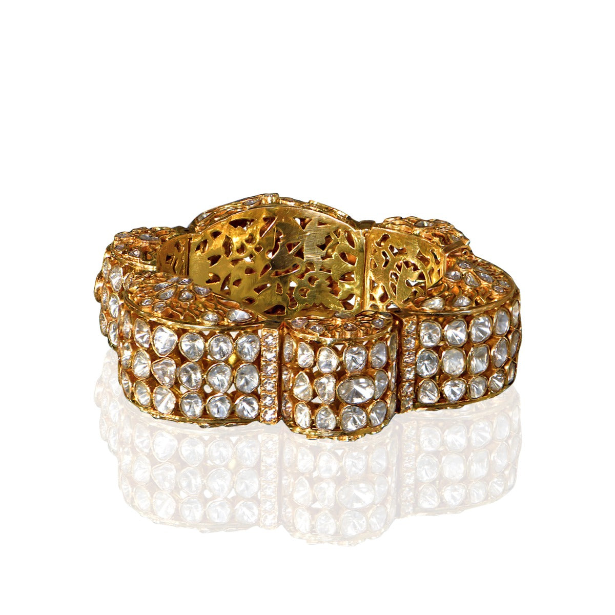 Curvaceous Bumpy Polki Bangle