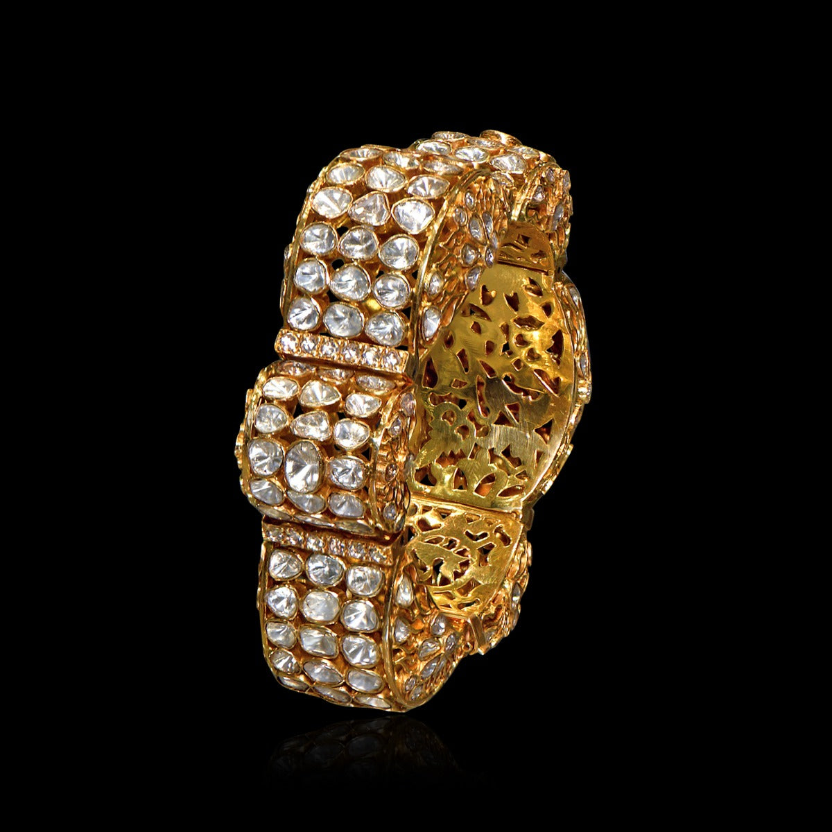 Curvaceous Bumpy Polki Bangle