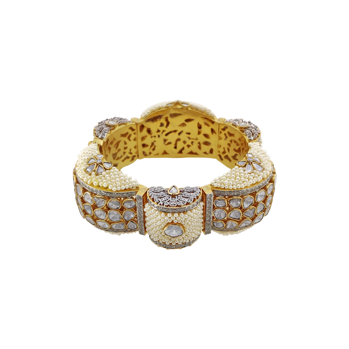 Bumpy Road Polki Bangle