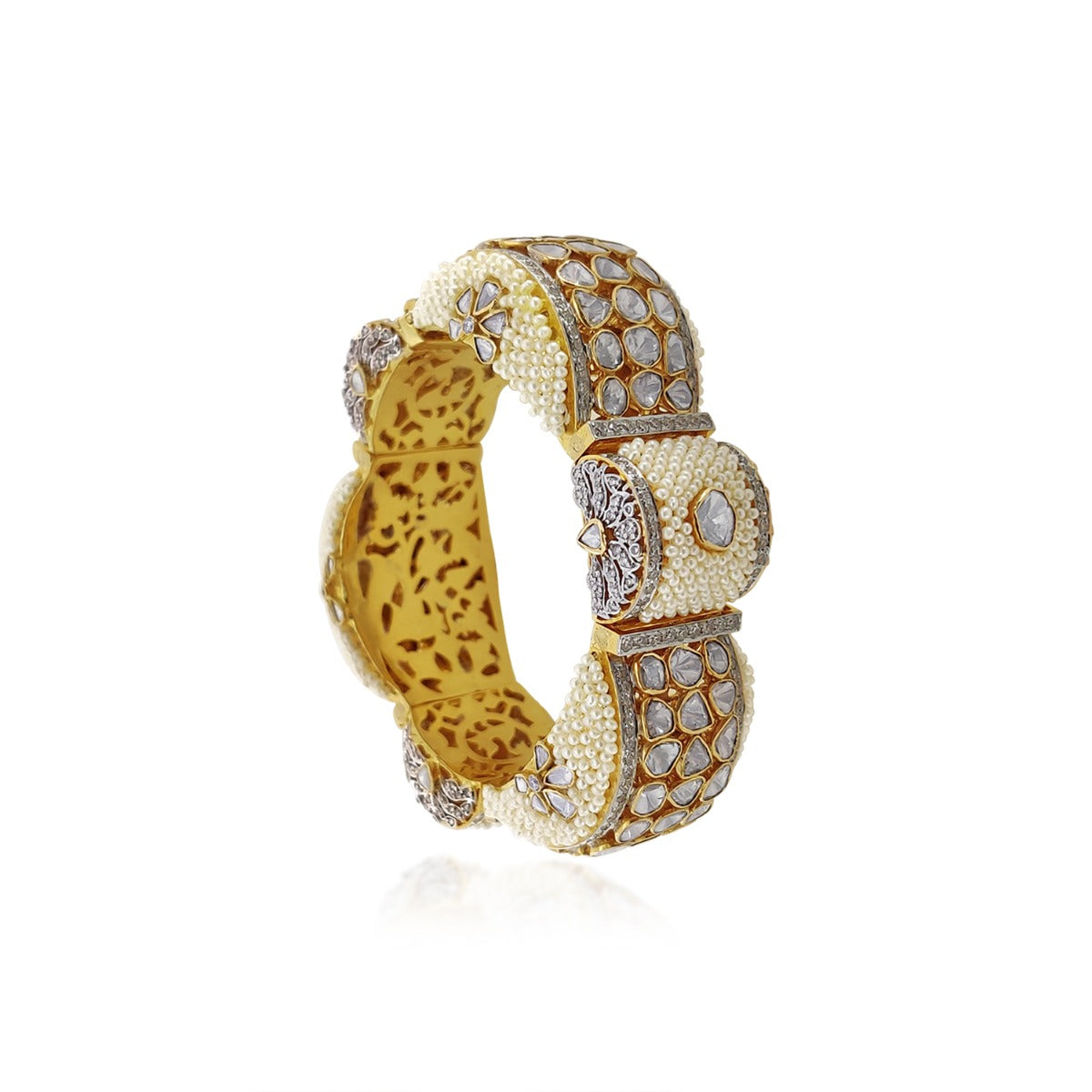 Bumpy Road Polki Bangle