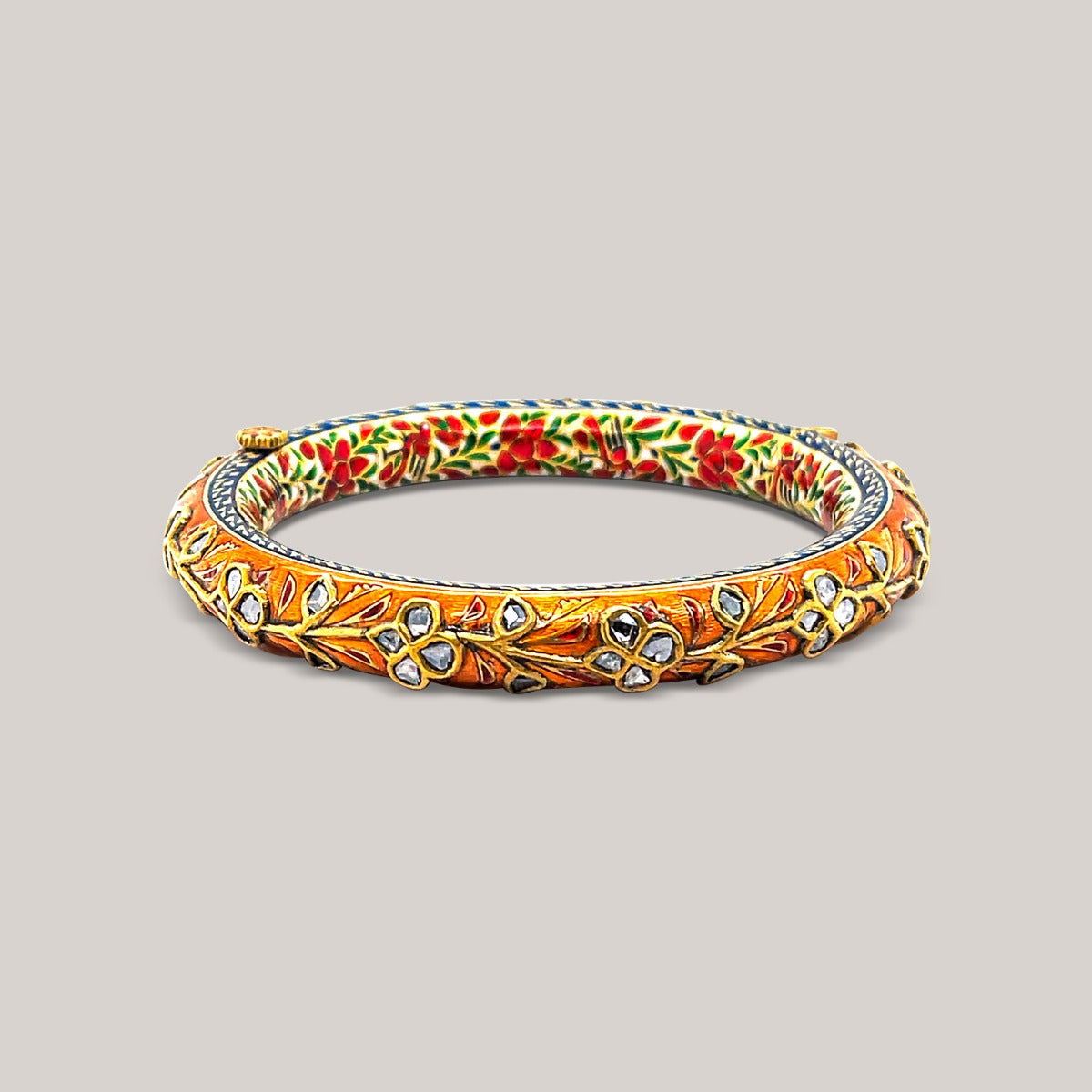 Golden Tone Polki Bangle