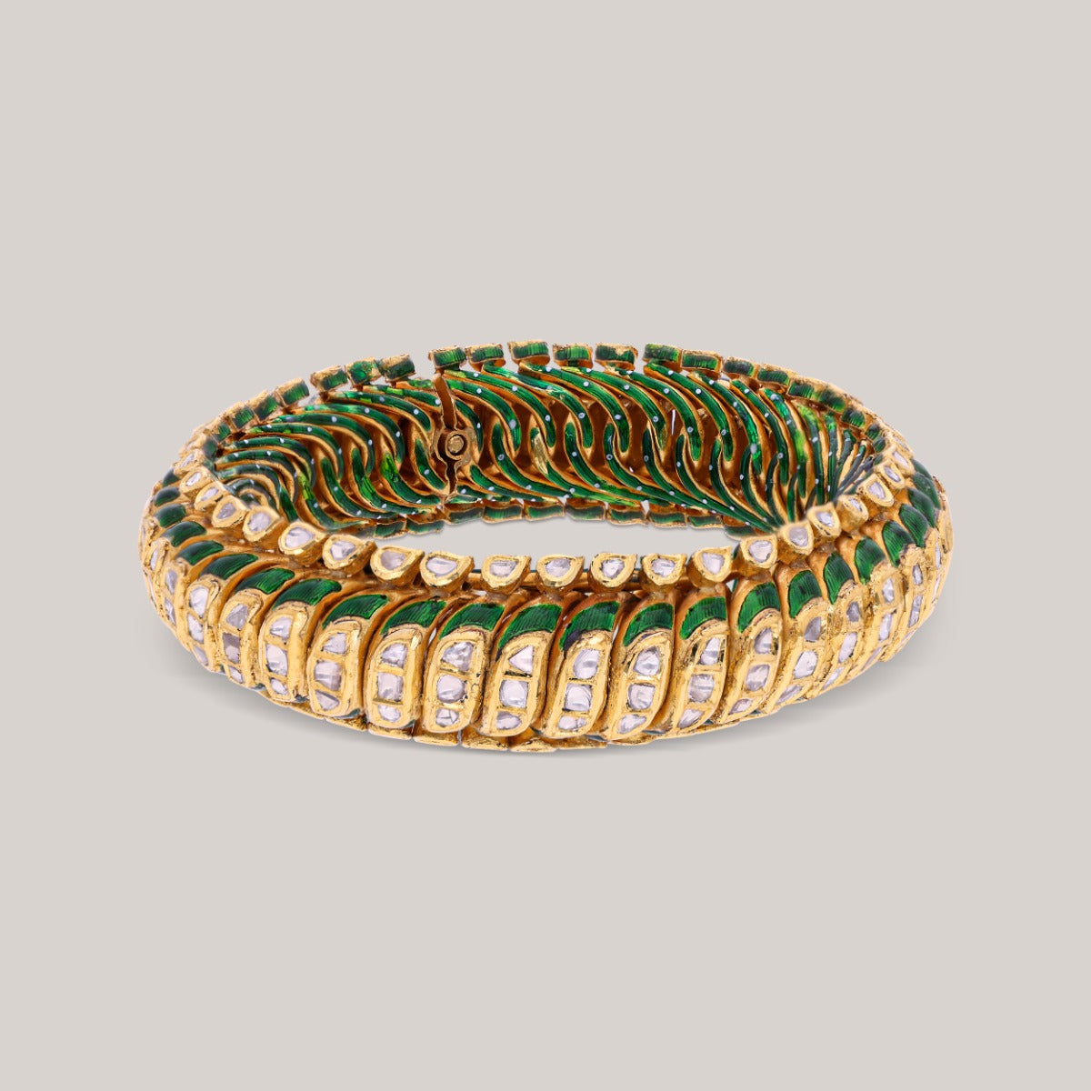 Nature's Crown Polki Bangle