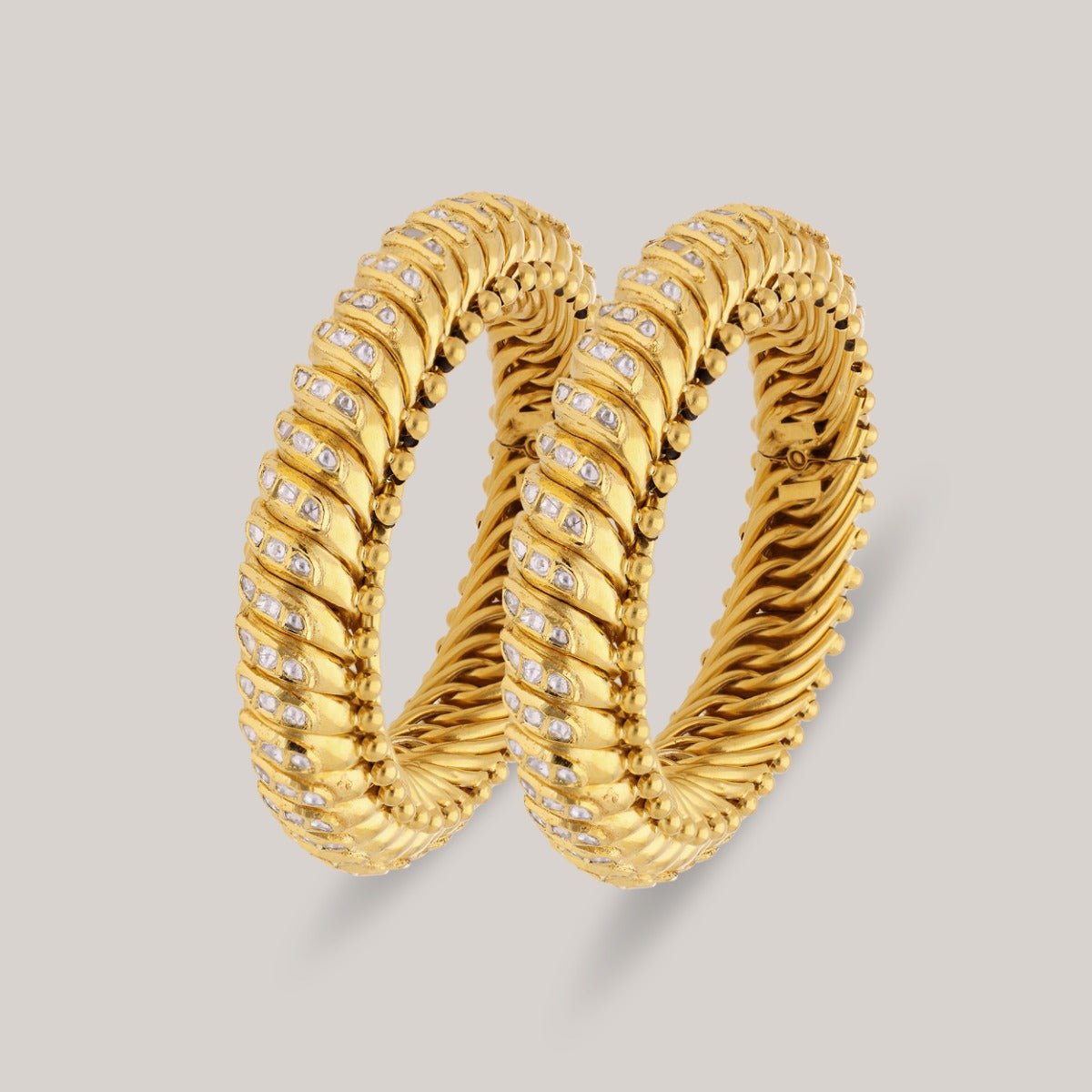 Irsia Polki Bangle Set