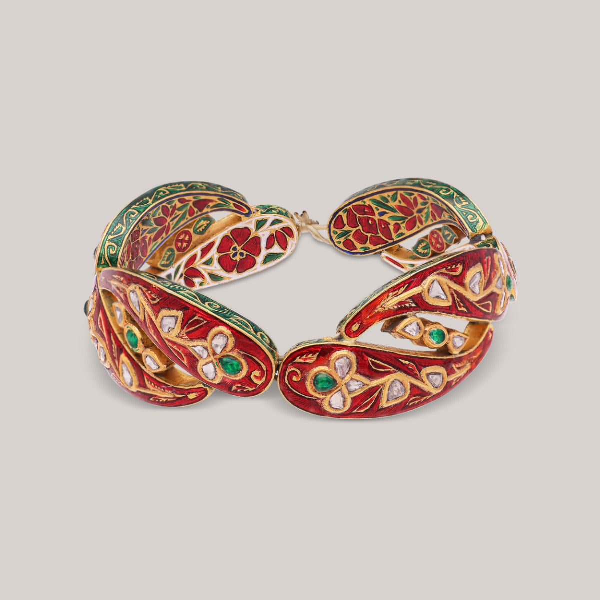 Starlight Vine Polki Bangle