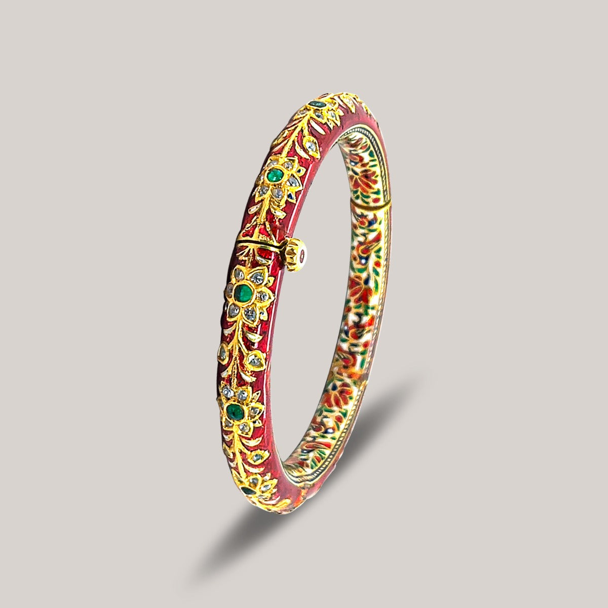 Signed Polki Bangle