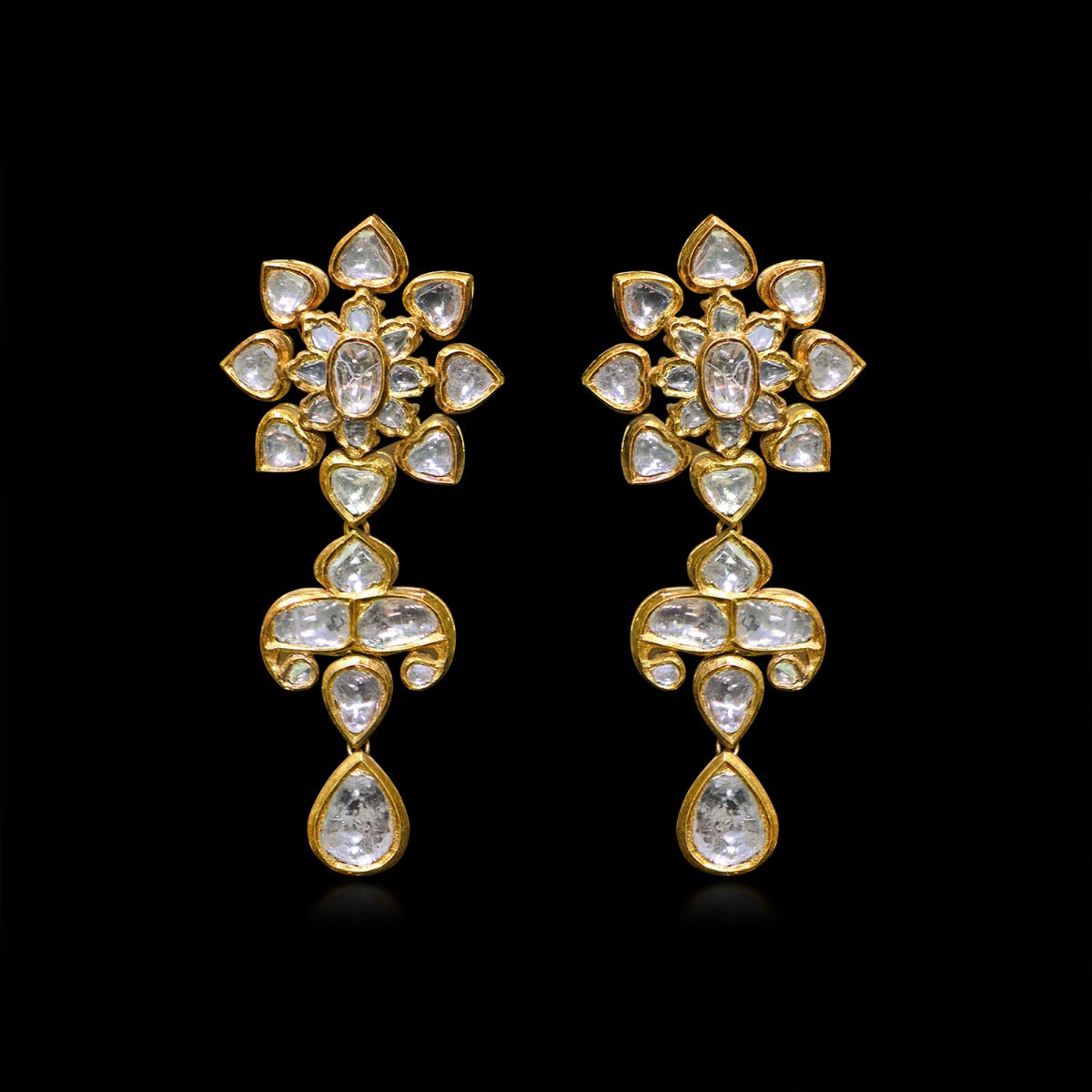 Colossal Canvas Polki Necklace Set