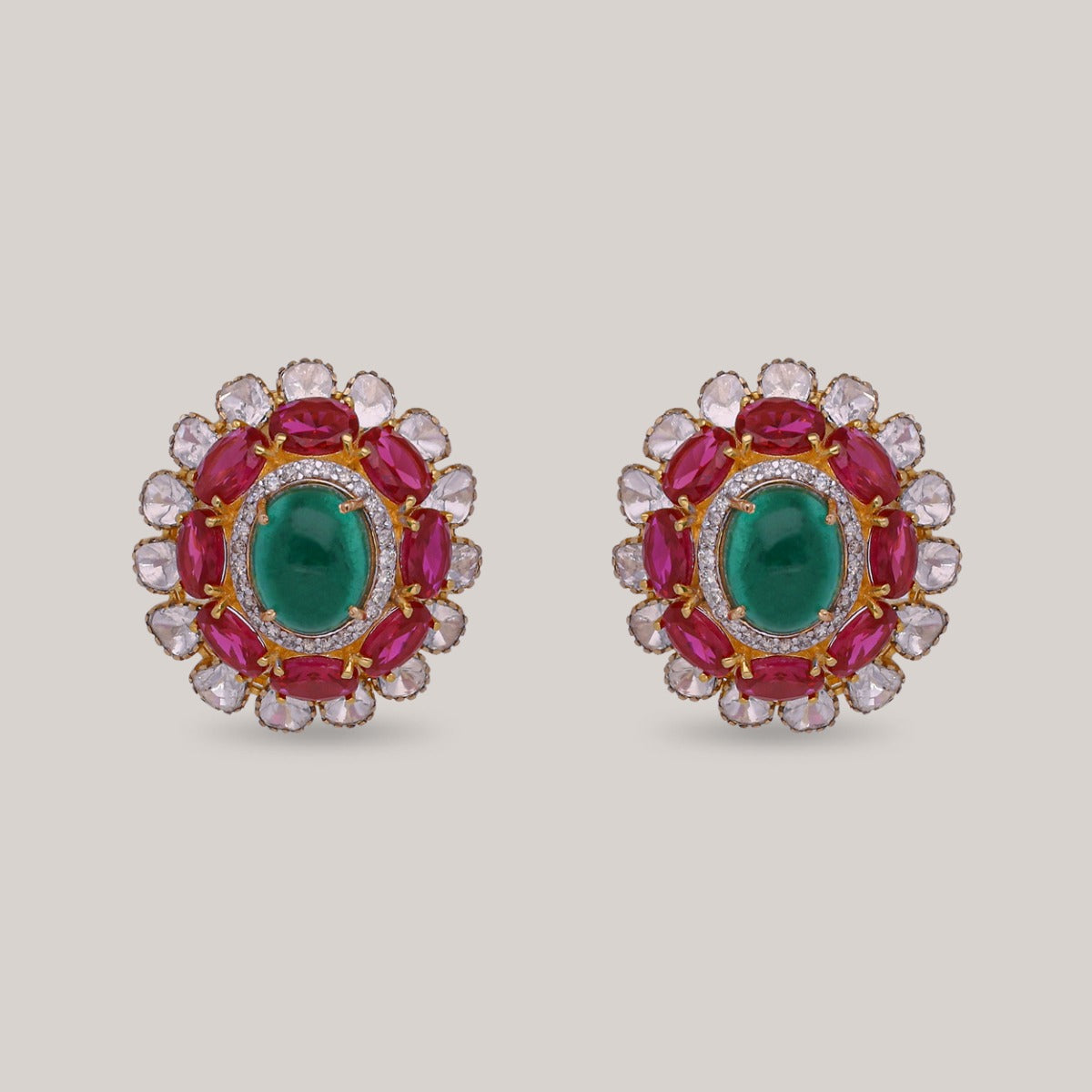 Dareen Polki Earrings