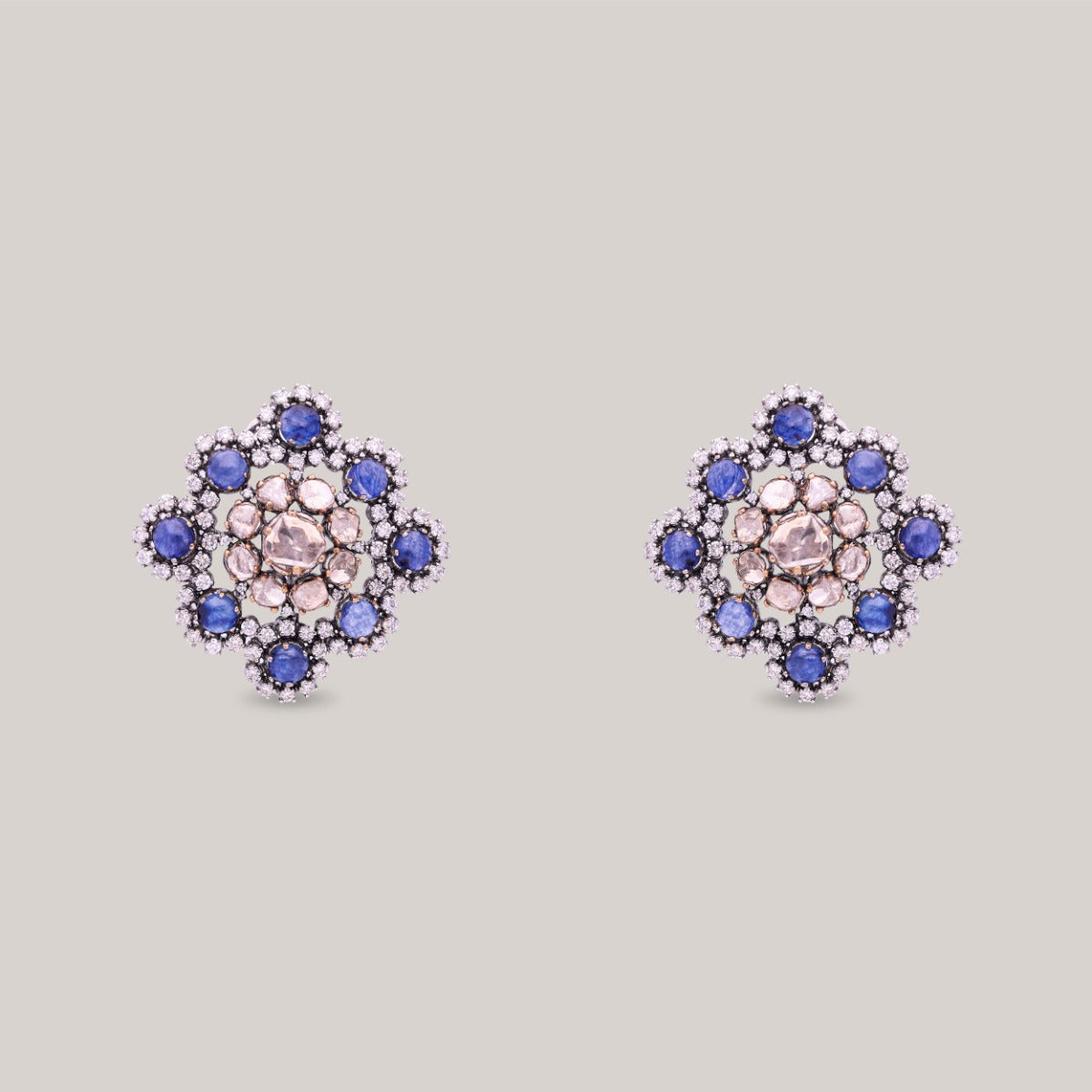 Royal Bloom Polki Earrings