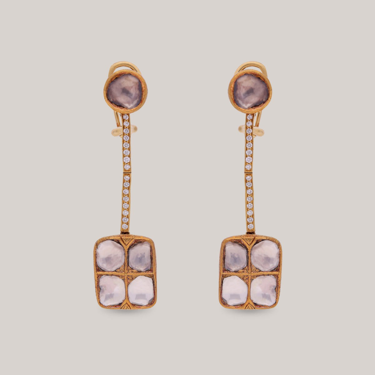 Opulent Aura Polki Earrings