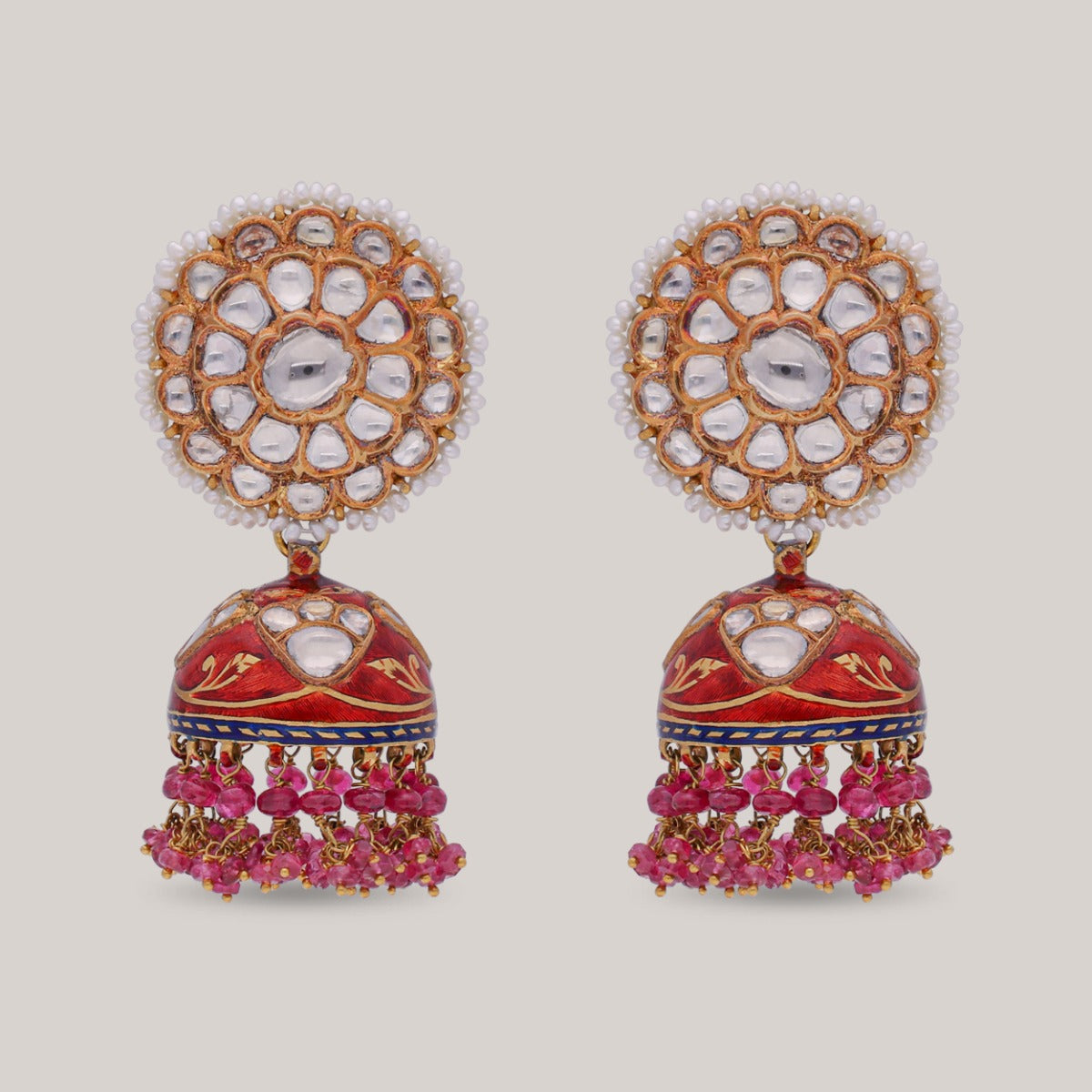 Royal Polki Ensemble Necklace Set