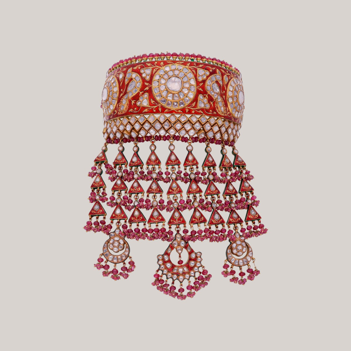 Royal Polki Ensemble Necklace Set