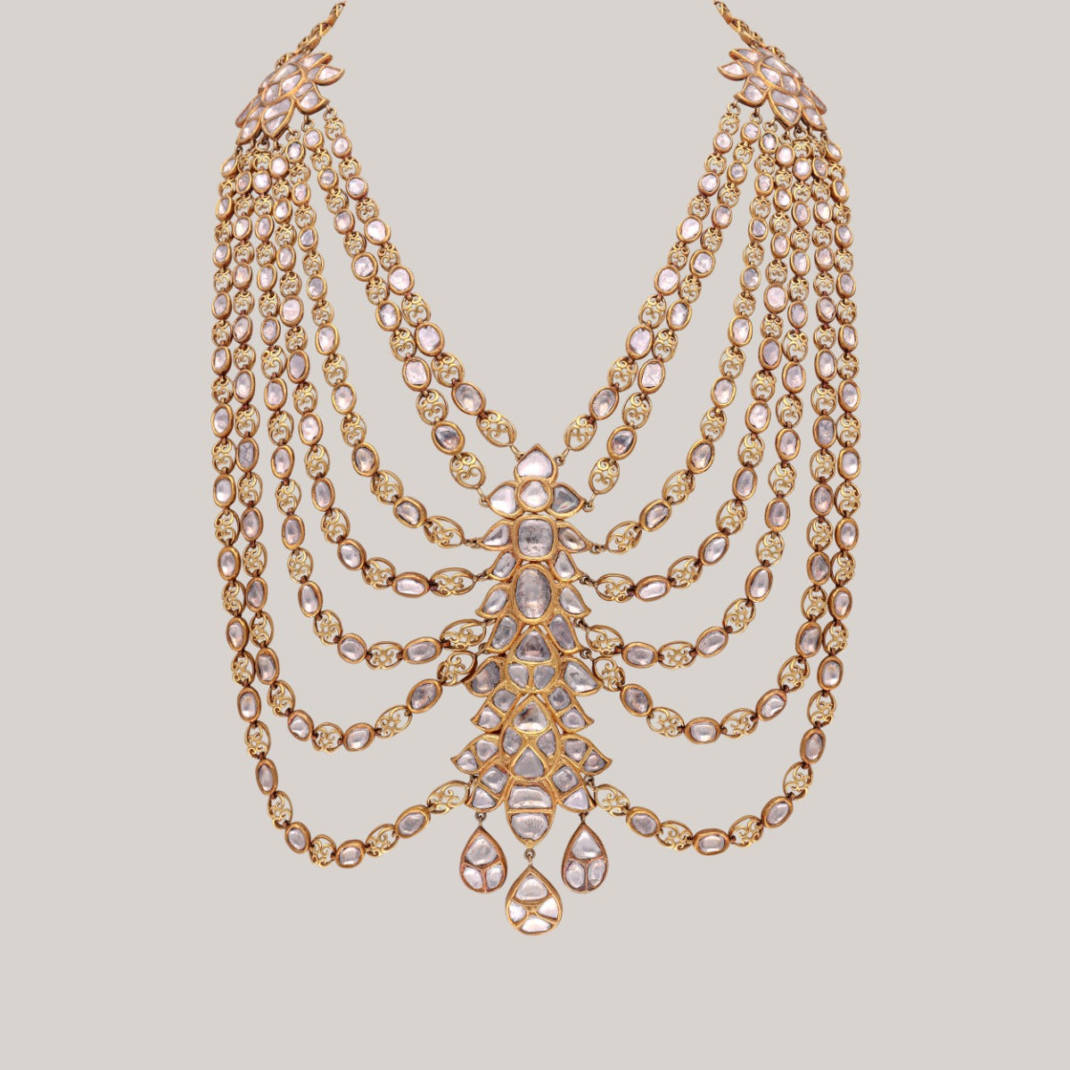 Opulence Reign Polki Necklace