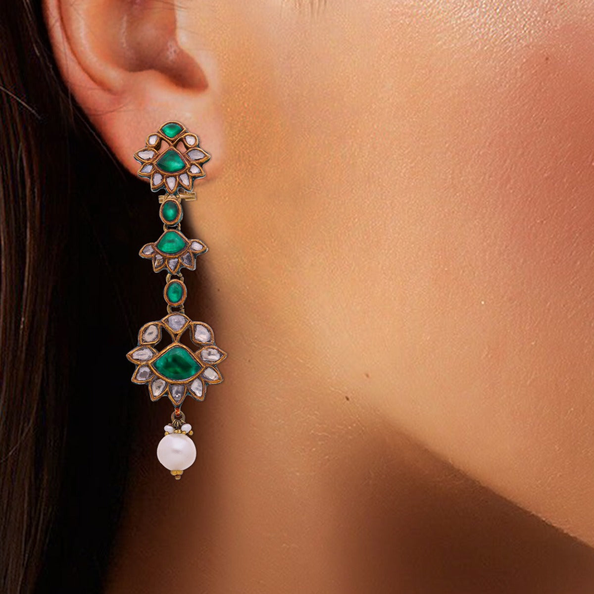 Antara Polki Necklace Set
