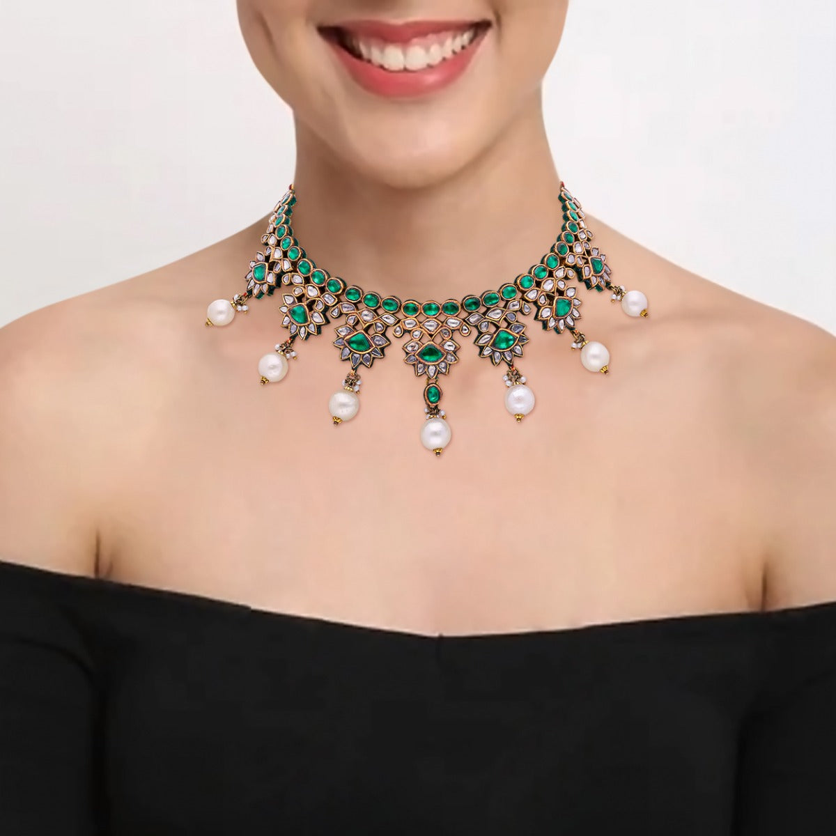 Antara Polki Necklace Set