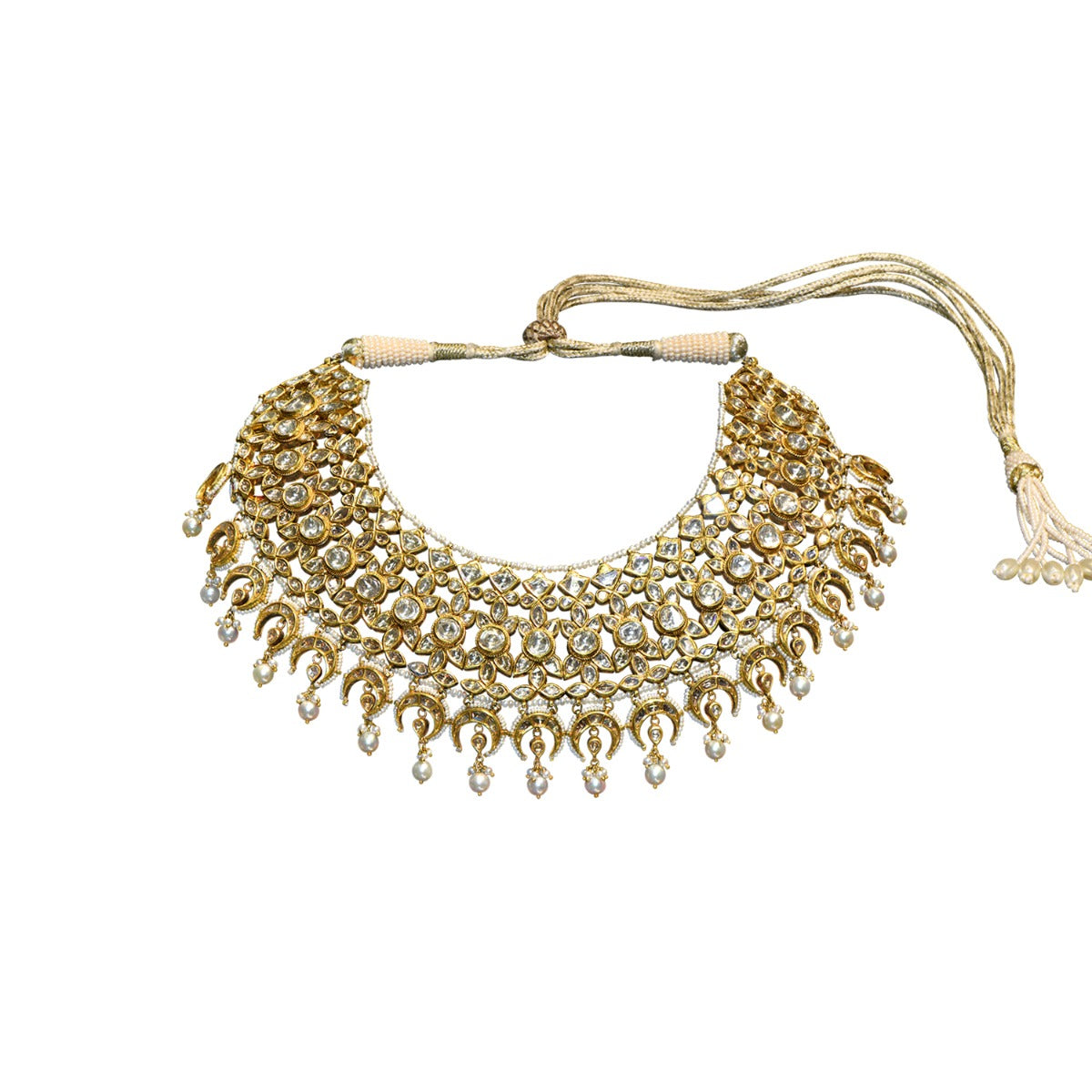 Bloom Town Polki Necklace Set