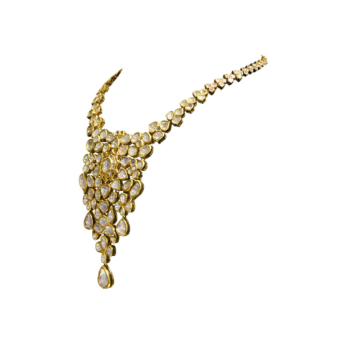 Colossal Canvas Polki Necklace