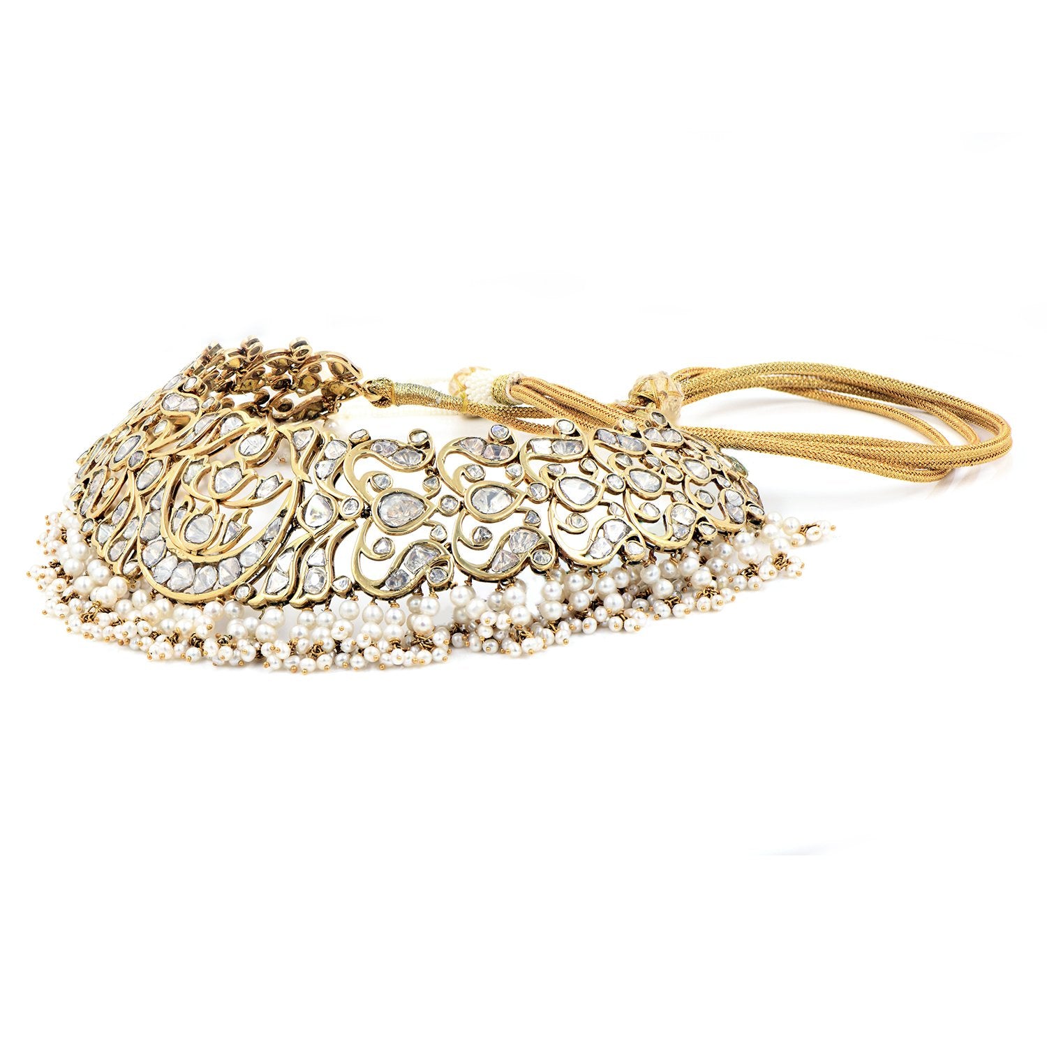 Trishul Tote Polki Choker