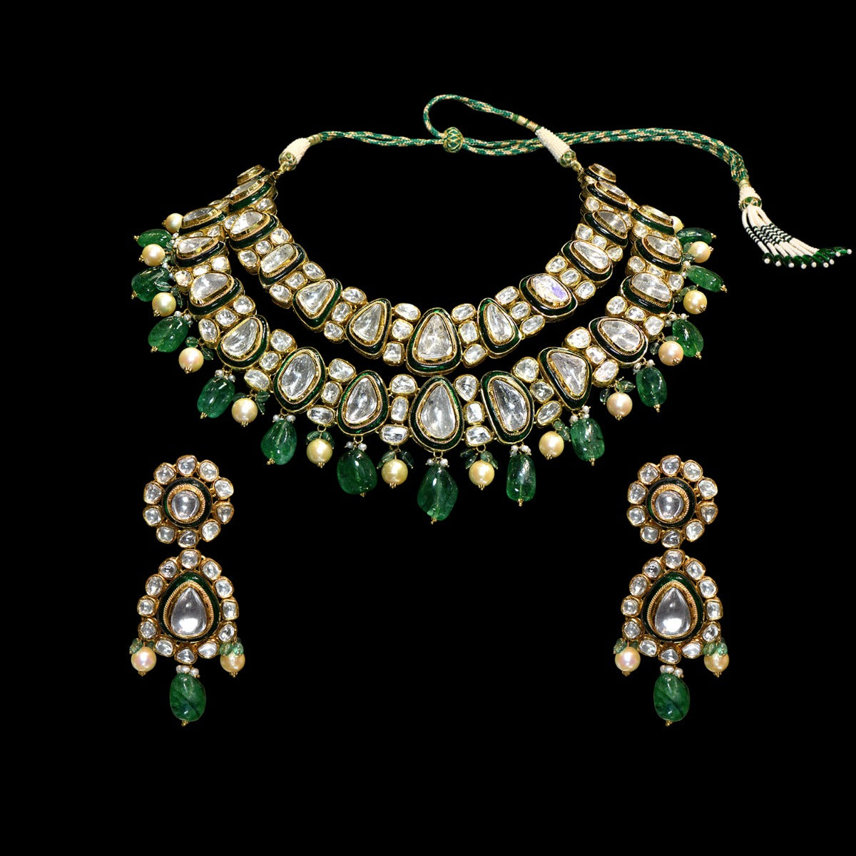 Warrior Princess Polki Necklace Set