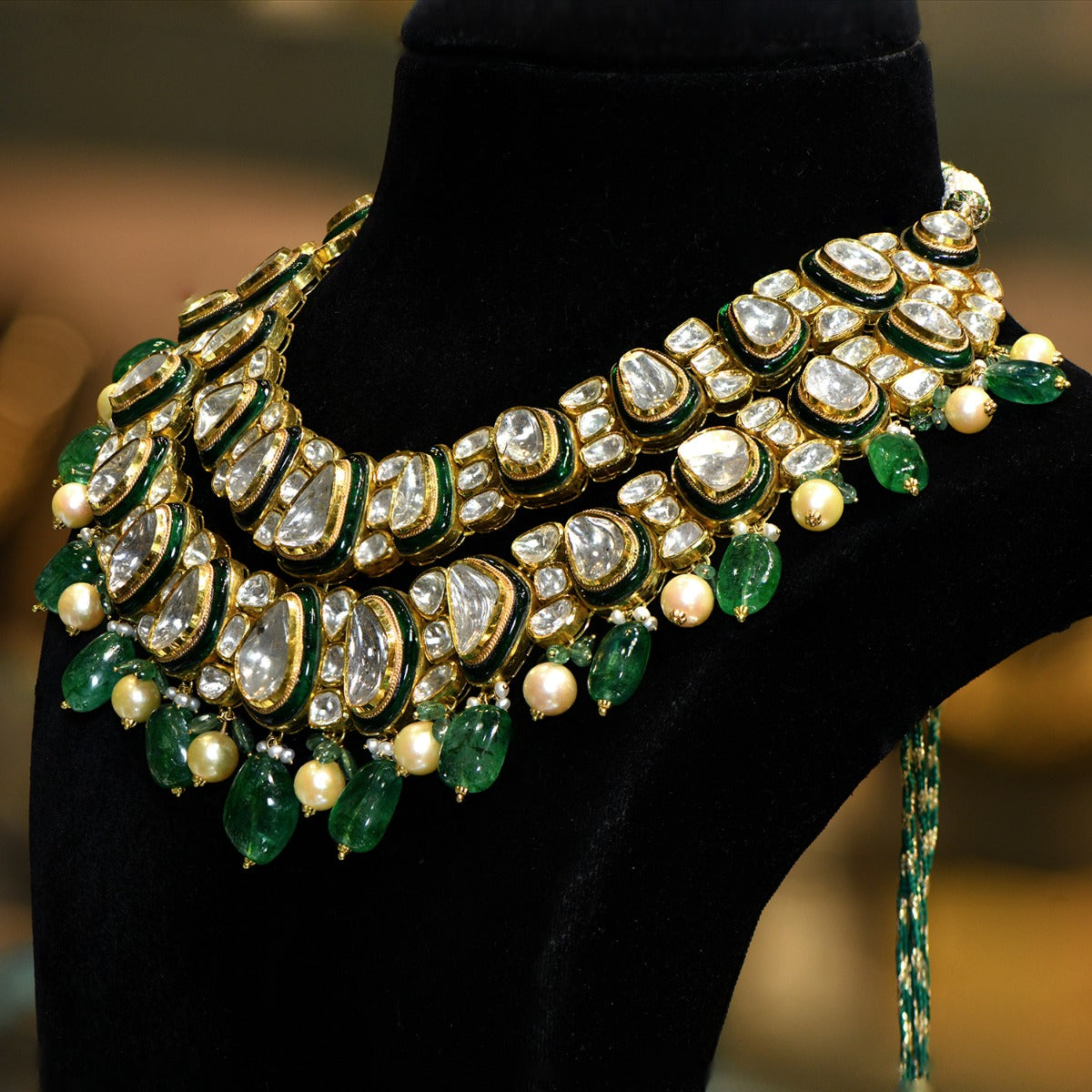 Warrior Princess Polki Necklace Set