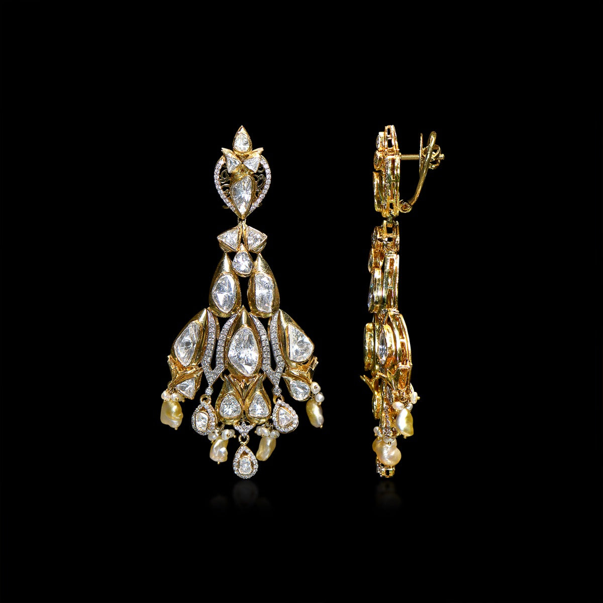 Queen's Dignity Polki Necklace Set