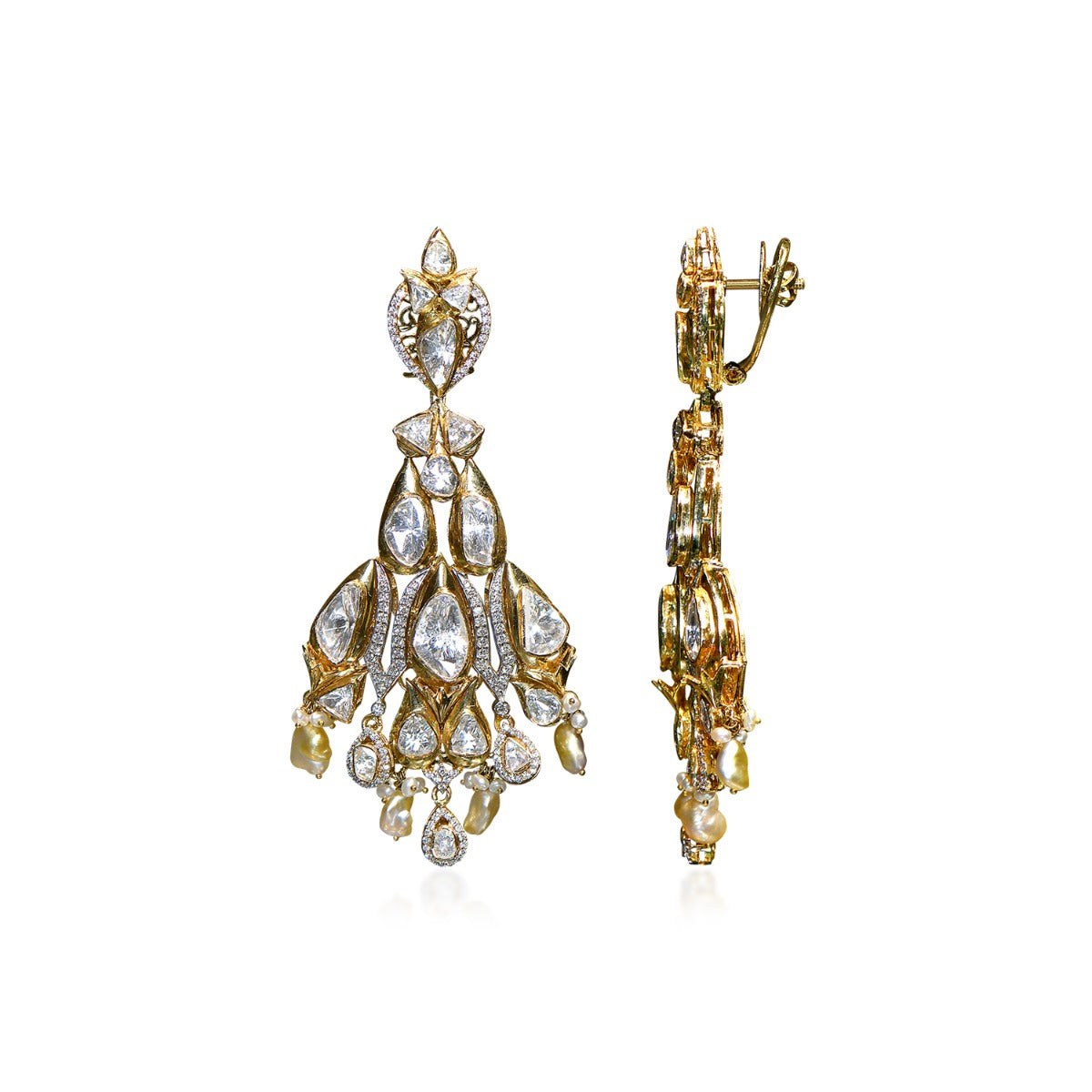 Queen's Dignity Polki Necklace Set