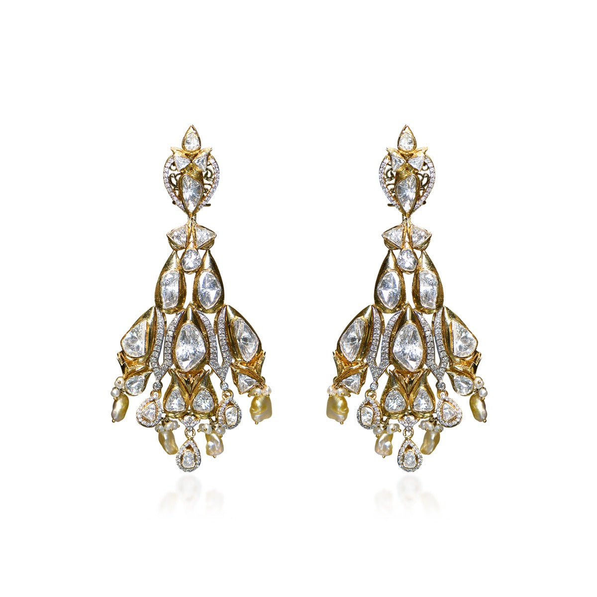 Queen's Dignity Polki Necklace Set