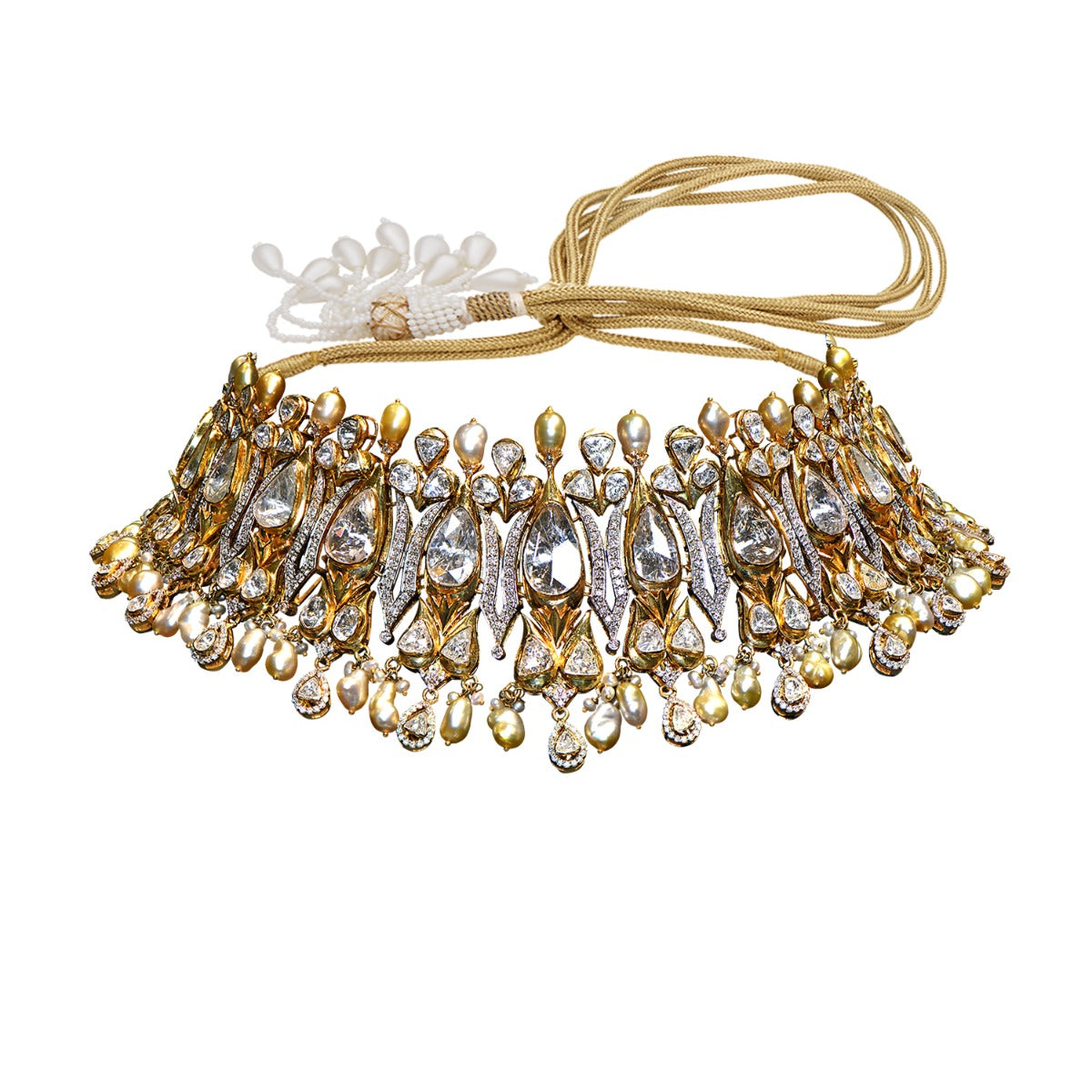 Queen's Dignity Polki Necklace Set