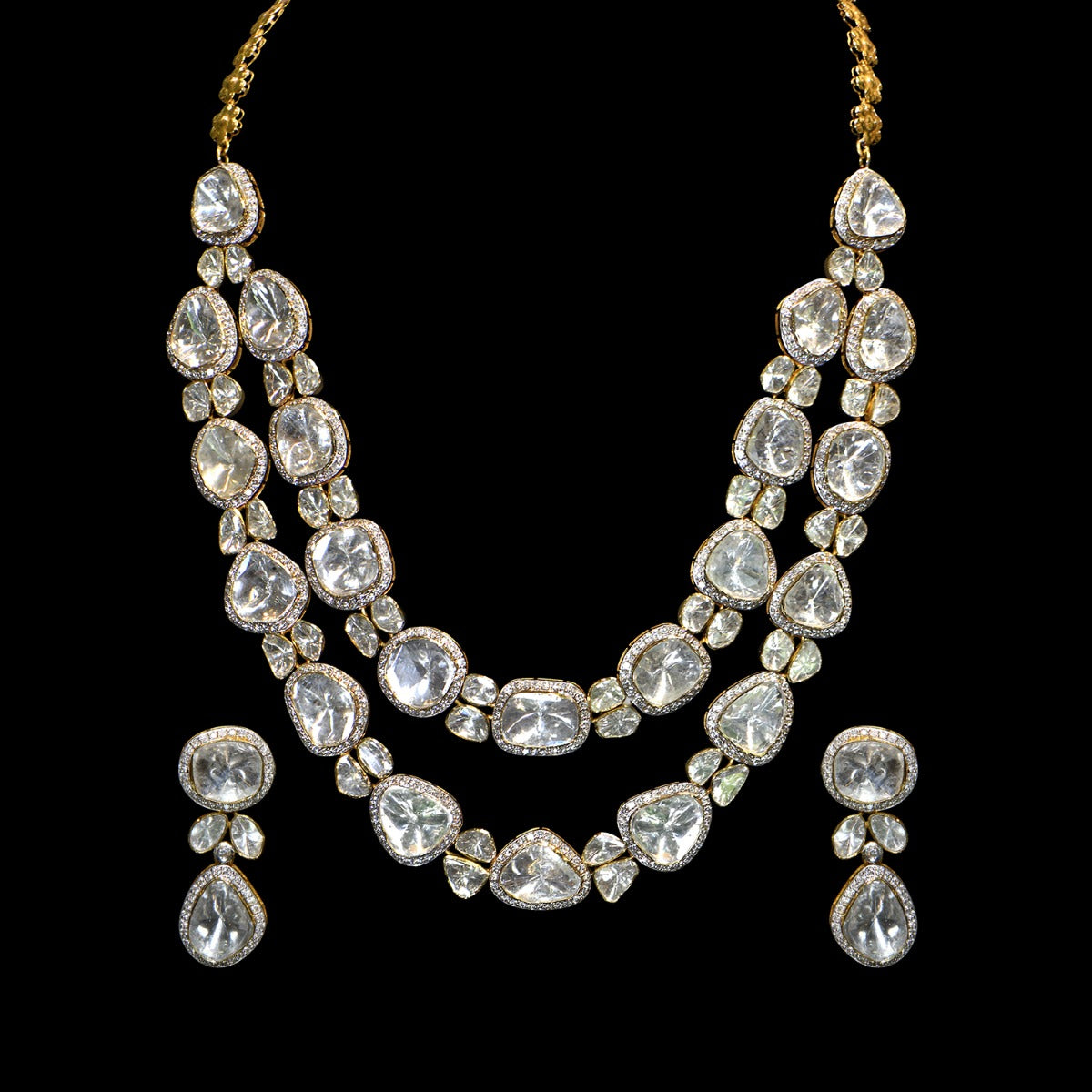 Stringing Pretty Polki Necklace Set