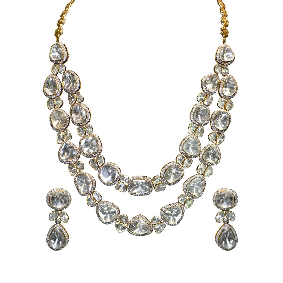 Stringing Pretty Polki Necklace Set