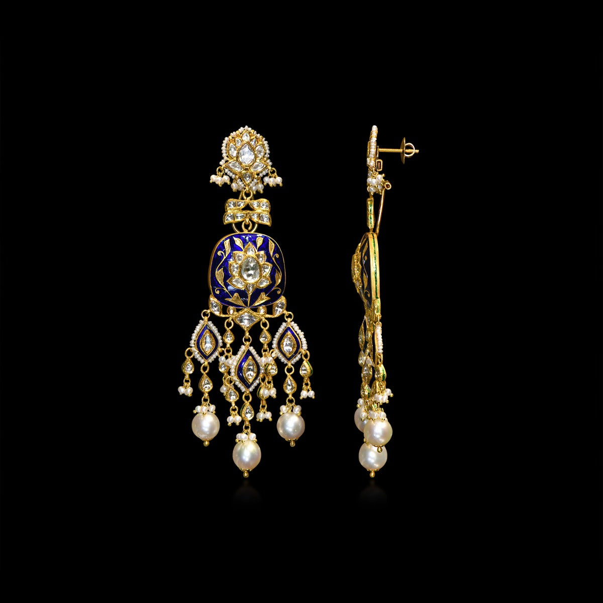 Queen's Pride Polki Necklace Set