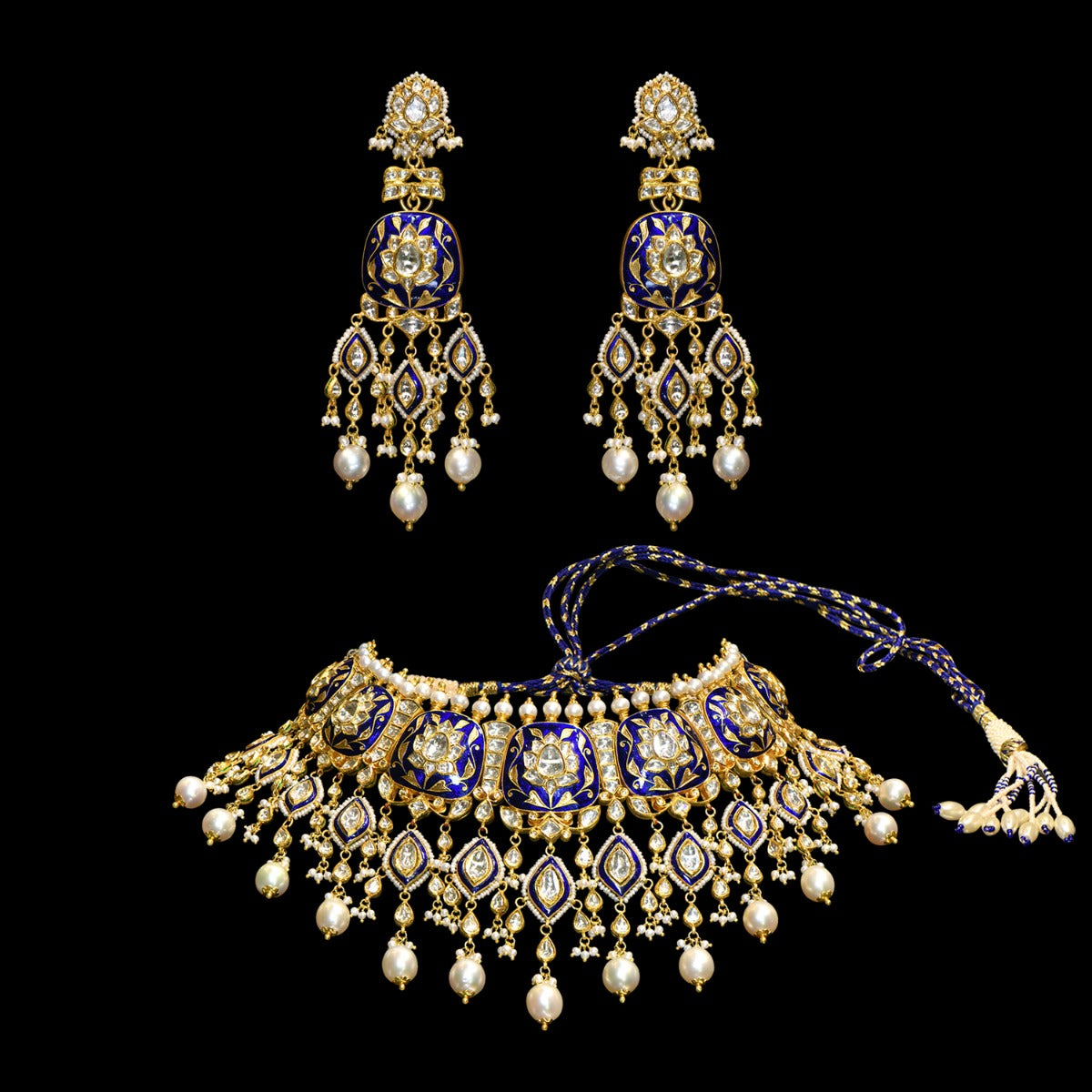 Queen's Pride Polki Necklace Set