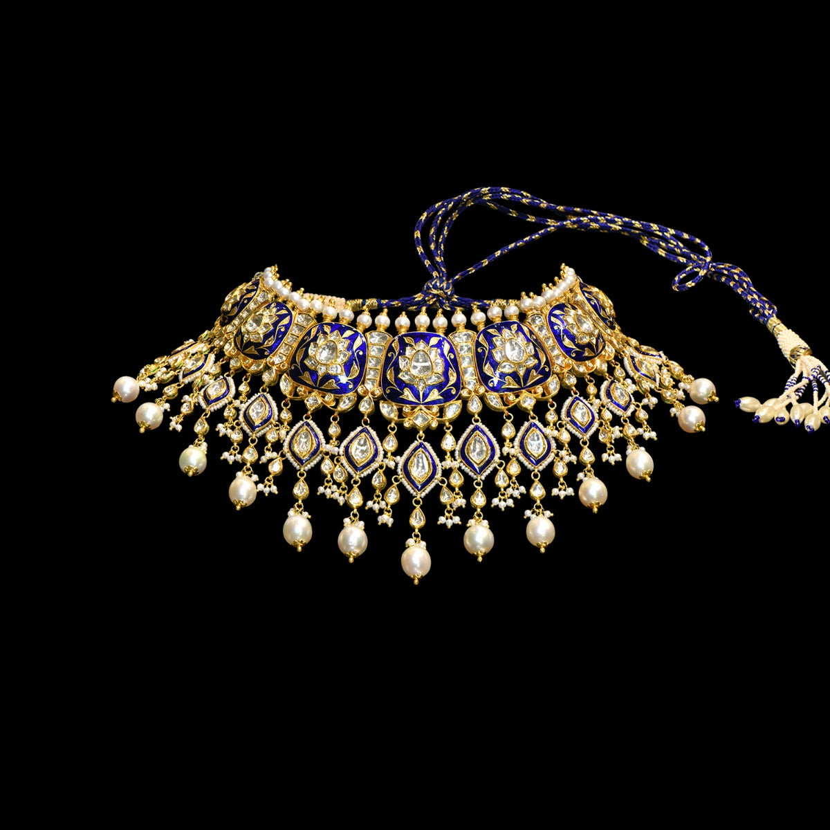 Queen's Pride Polki Necklace Set
