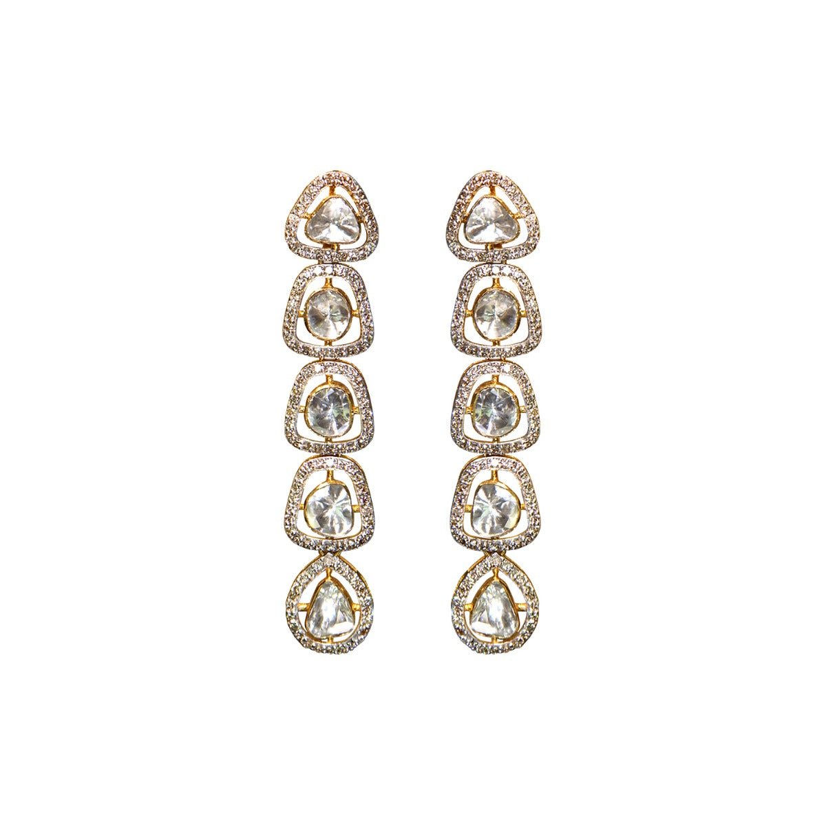Evening Dazzle Polki Necklace Set