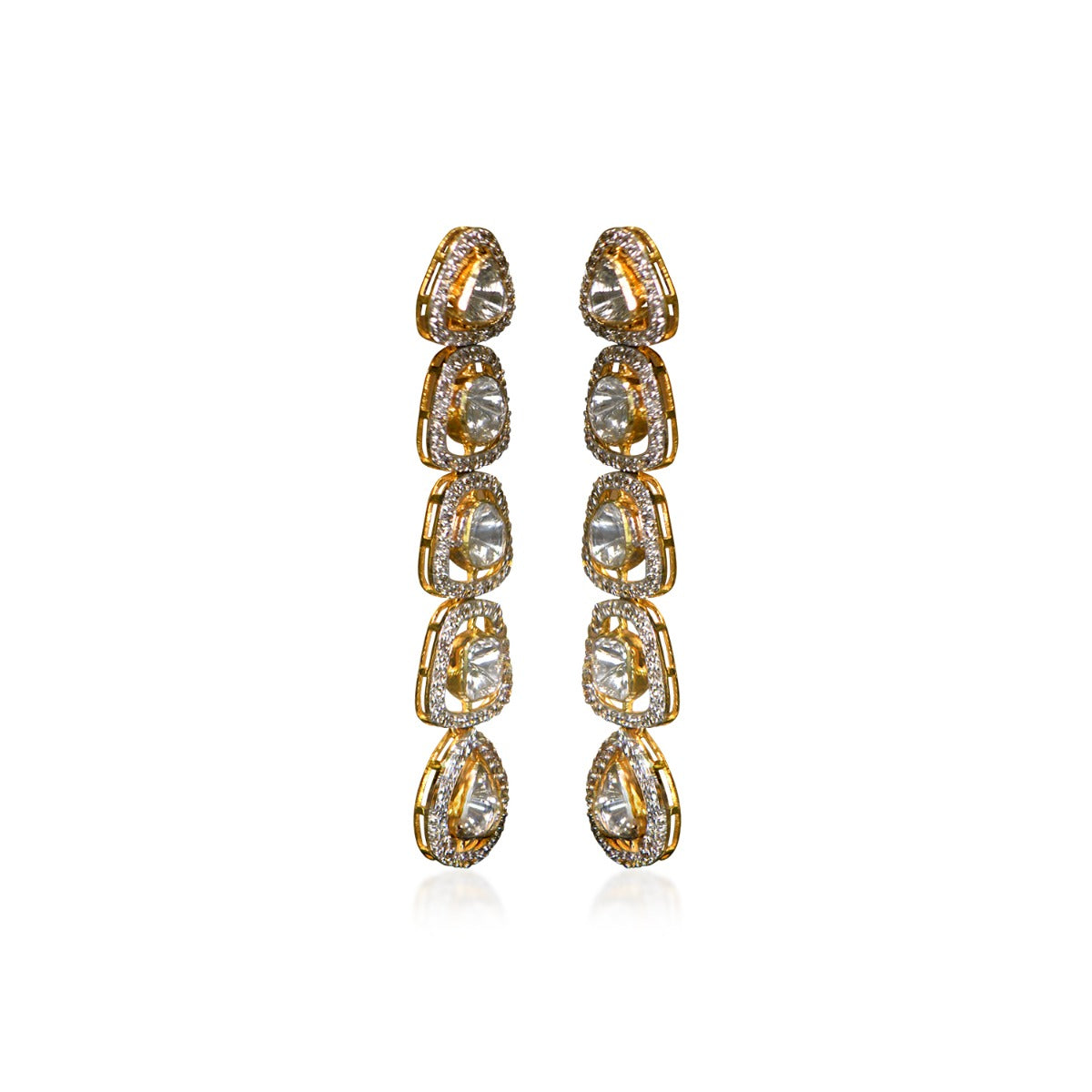 Evening Dazzle Polki Necklace Set