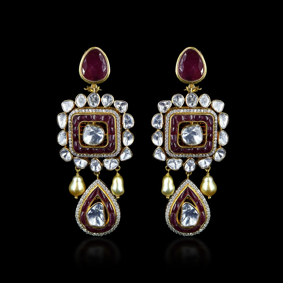 Traditional Legacy Polki Necklace Set