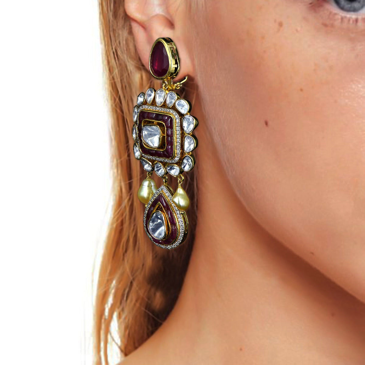 Traditional Legacy Polki Necklace Set