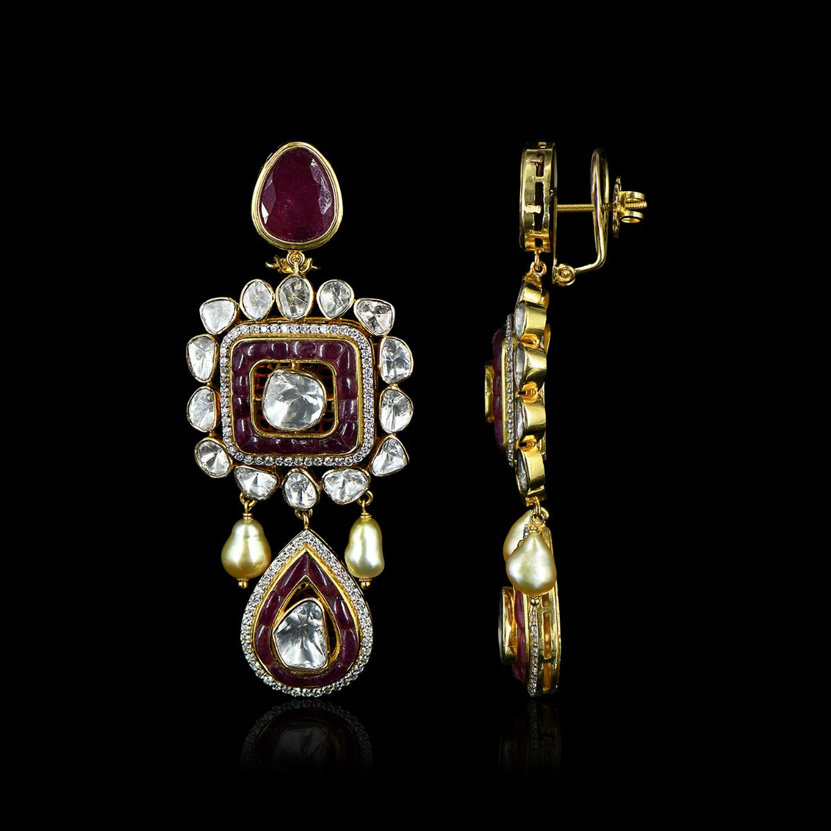 Traditional Legacy Polki Necklace Set