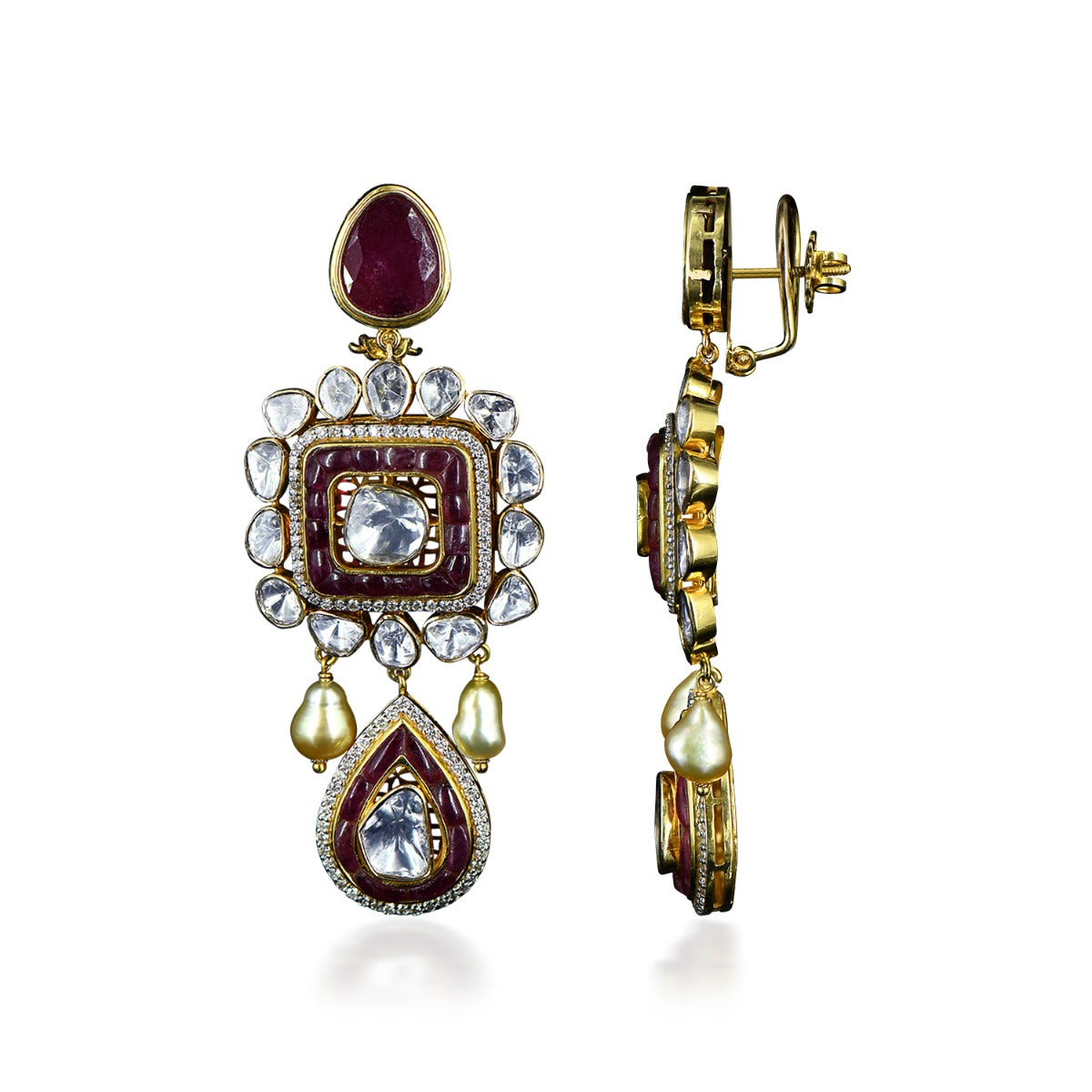 Traditional Legacy Polki Necklace Set