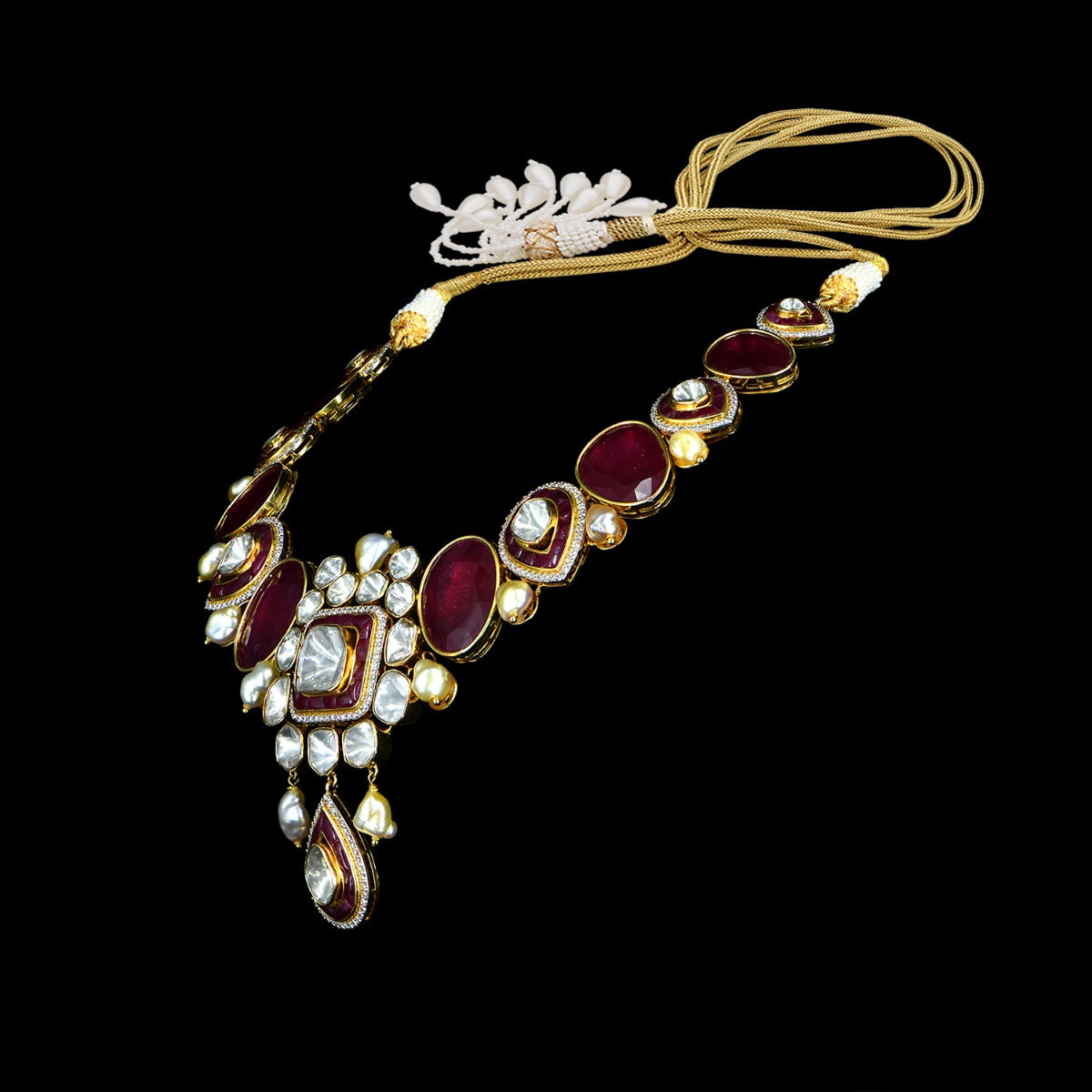 Traditional Legacy Polki Necklace Set