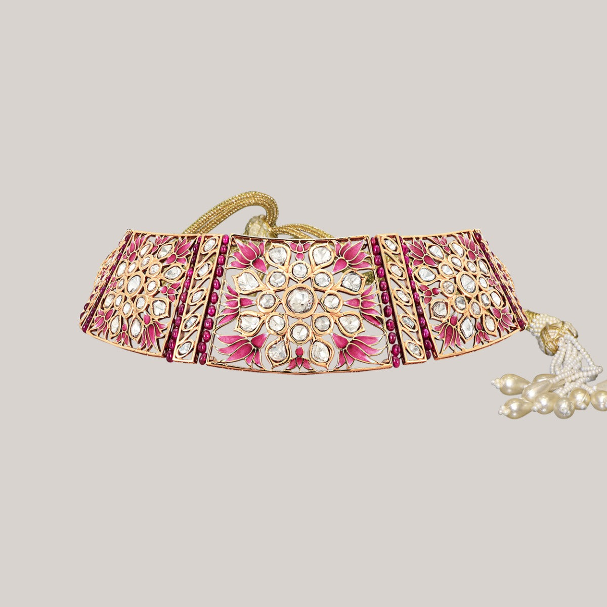 Lotus Dal Polki Choker