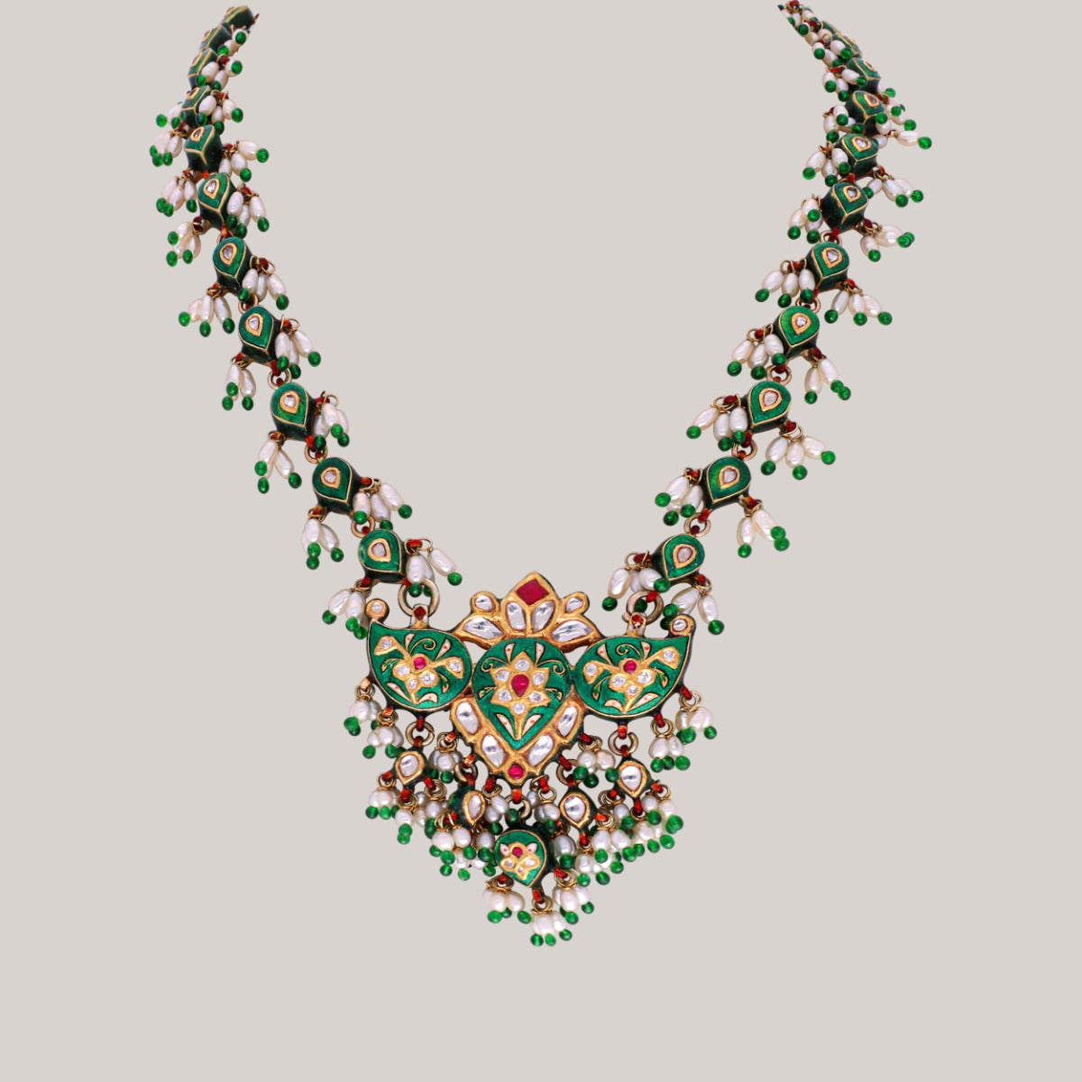 Enchanted Garden Polki Necklace
