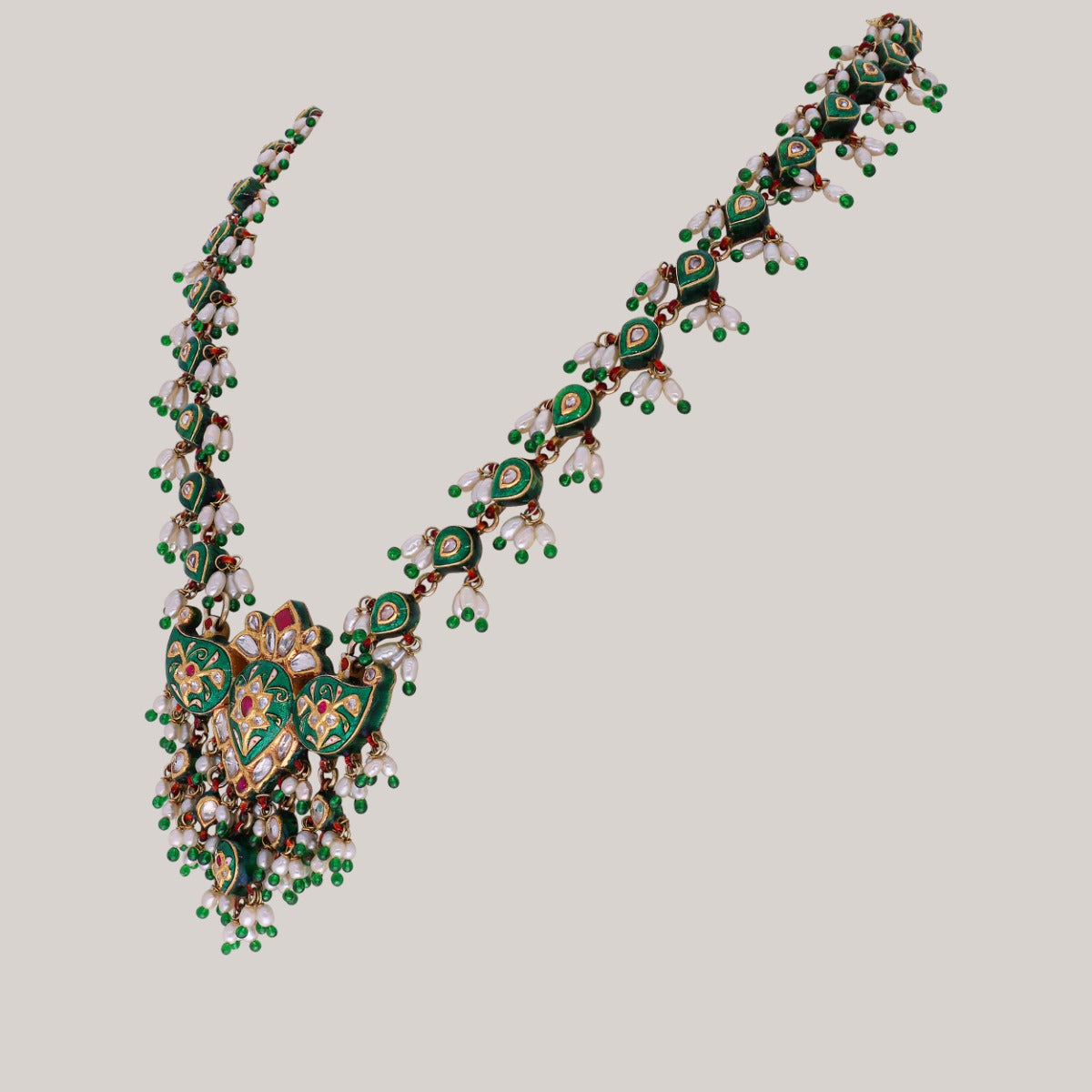 Enchanted Garden Polki Necklace