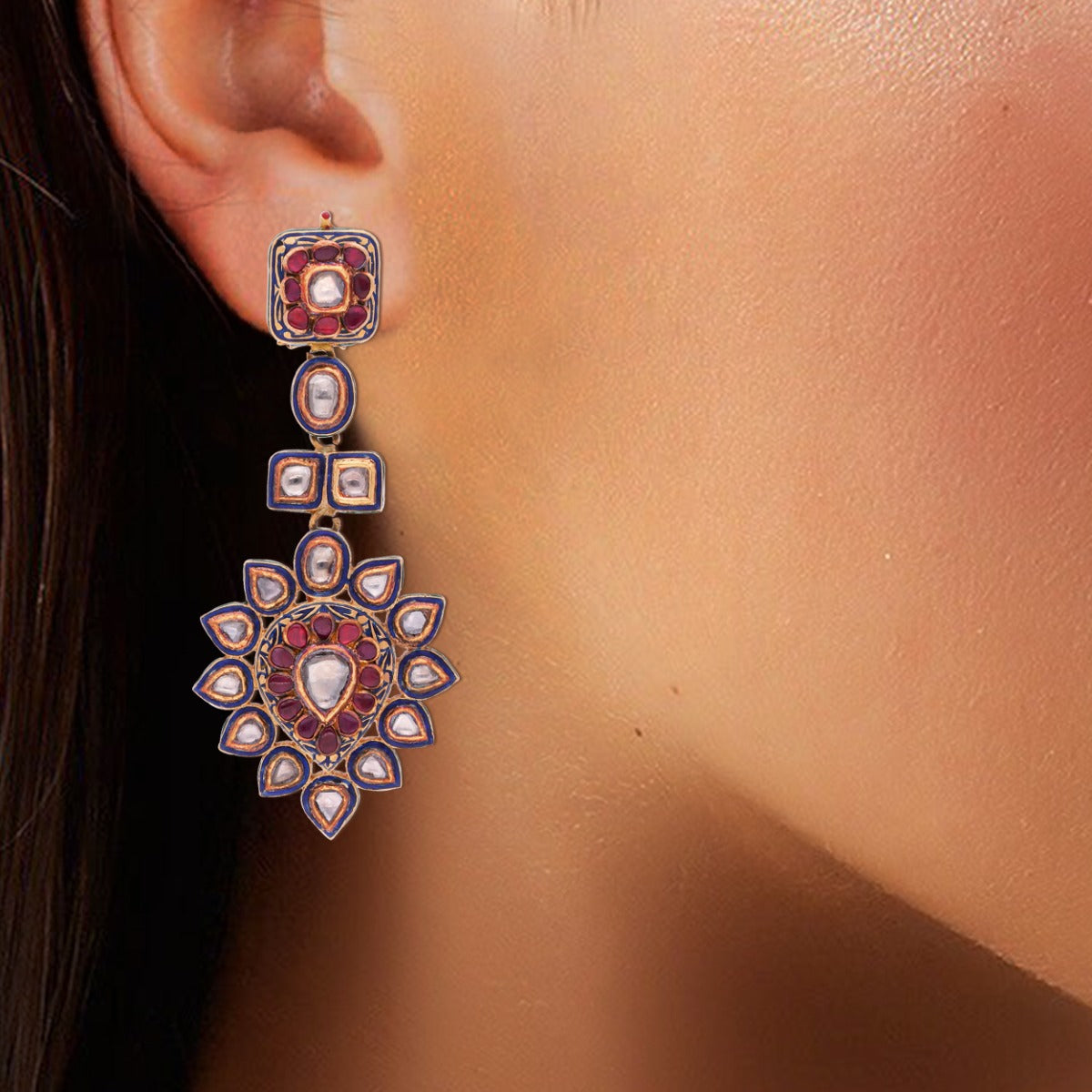 Maithali Polki Necklace Set